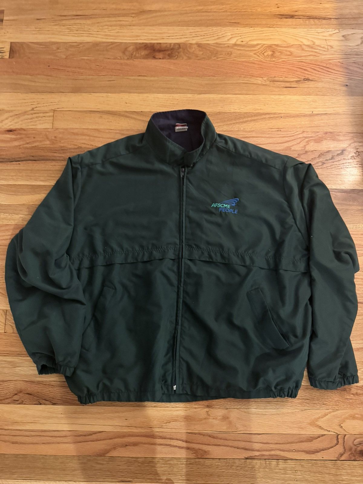 Vintage Forest Green Workwear Light Jacket Size US XXL / EU 58 / 5 - 1 Thumbnail