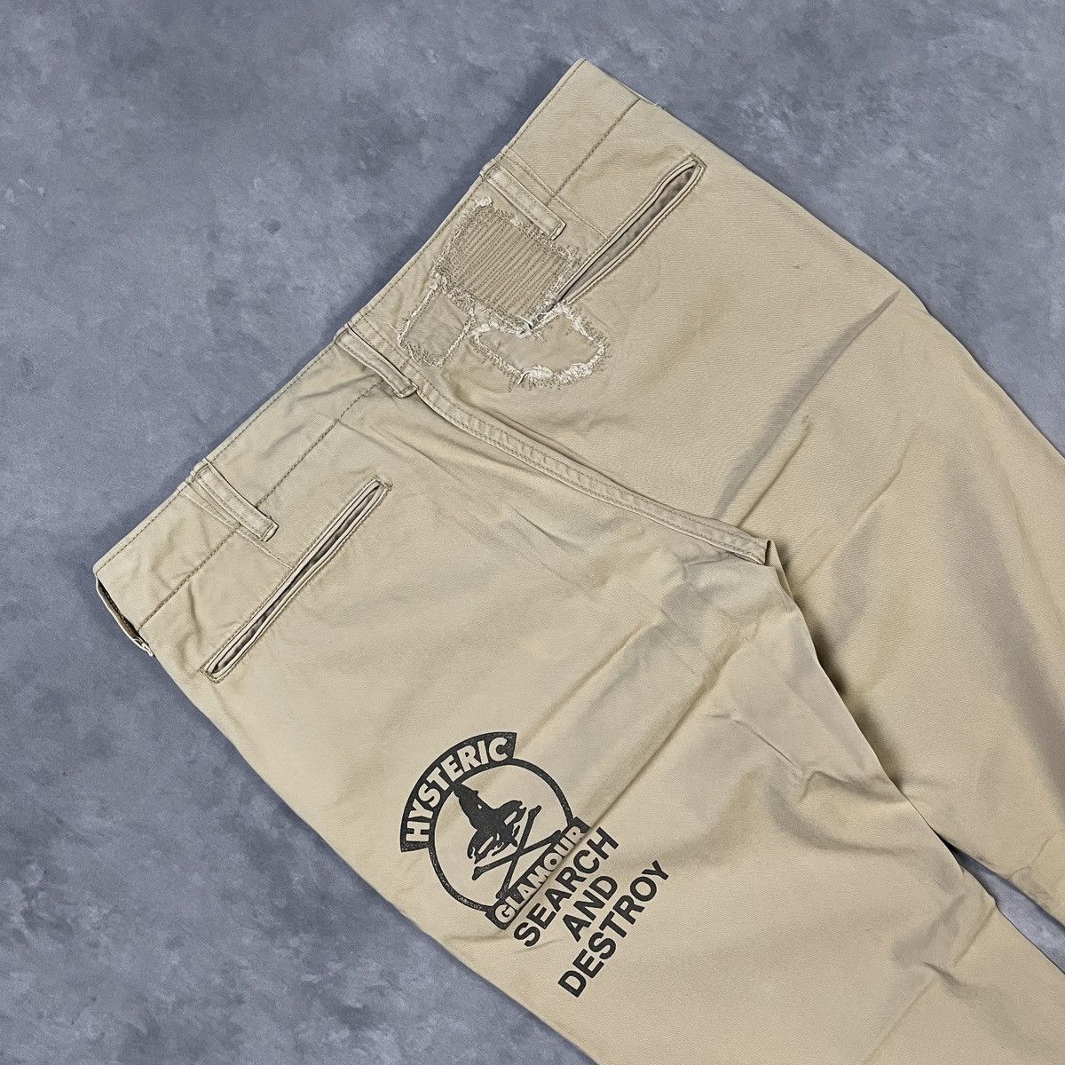 Hysteric Glamour Hysteric Glamour - Search And Destroy Disstresed Chino Size US 30 / EU 46 - 10 Thumbnail
