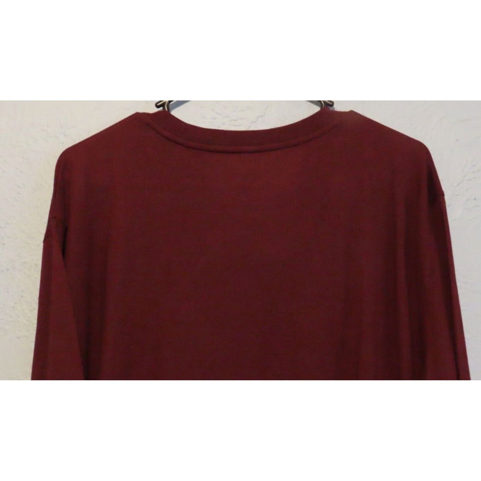Vintage Alpine Design T-Shirt Mens XL Long Sleeve Graphic Deep Bordeaux UPF 50+ NWT Red Designer Size US XL / EU 56 / 4 - 7 Thumbnail