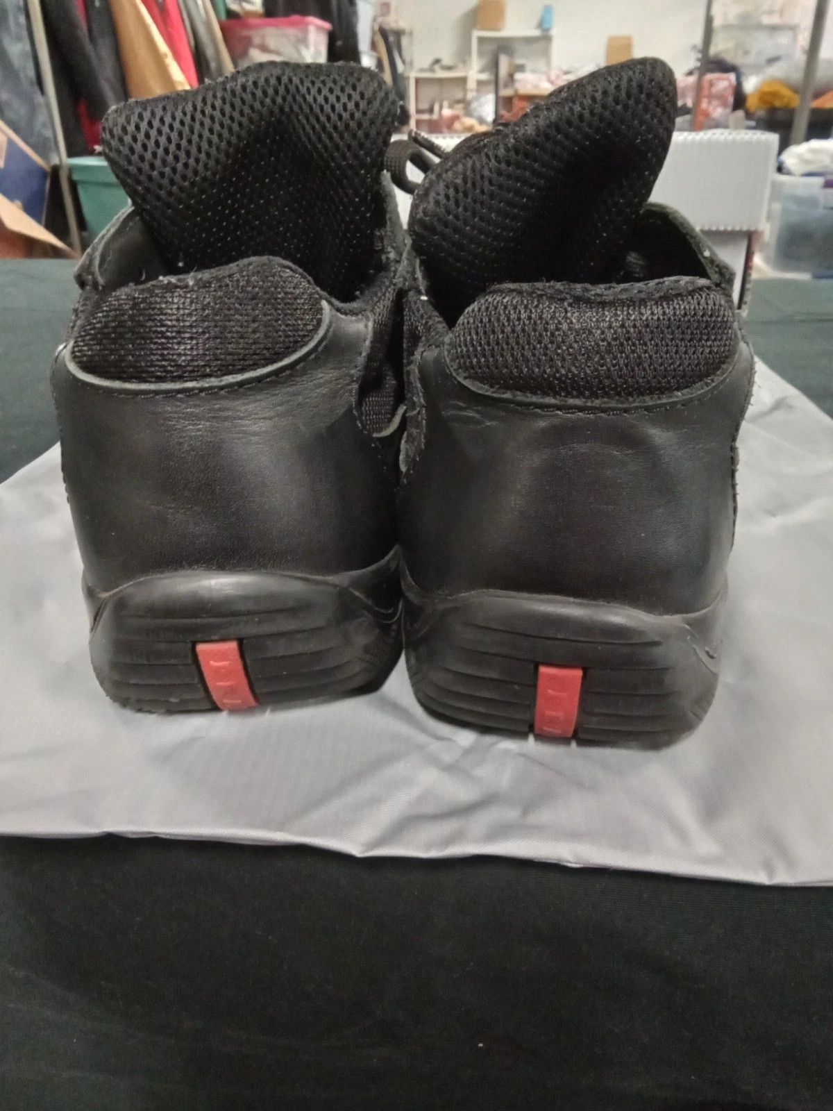 Prada Prada America's Cup Black Leather 12 Low Tops Size US 12 / EU 45 - 3 Thumbnail