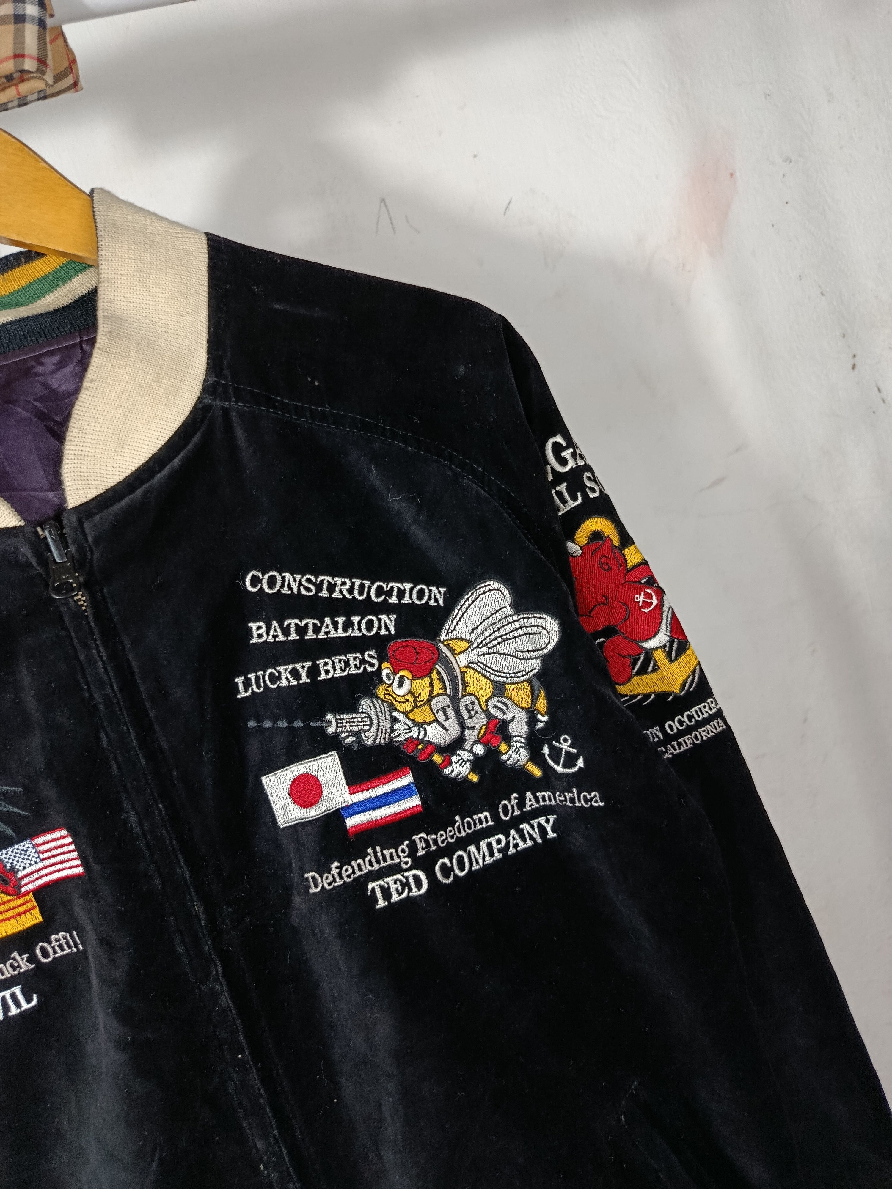 Other Ted Company Japanese Traditional Bomber Reversible Jacket Size US S / EU 44-46 / 1 - 4 Thumbnail