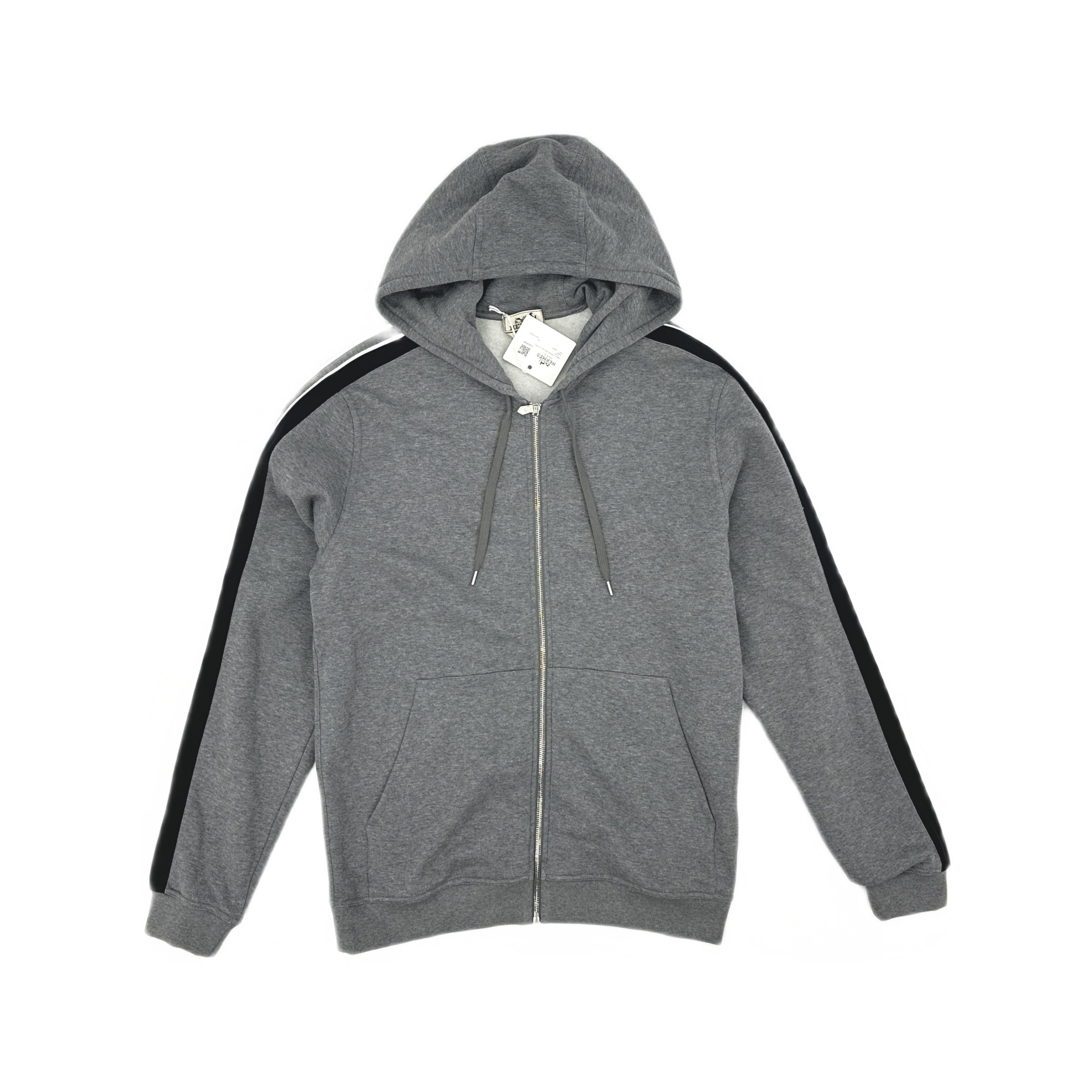 Hermes Hermès Striped Zip Hoodie Size L Size US L / EU 52-54 / 3 - 1 Thumbnail
