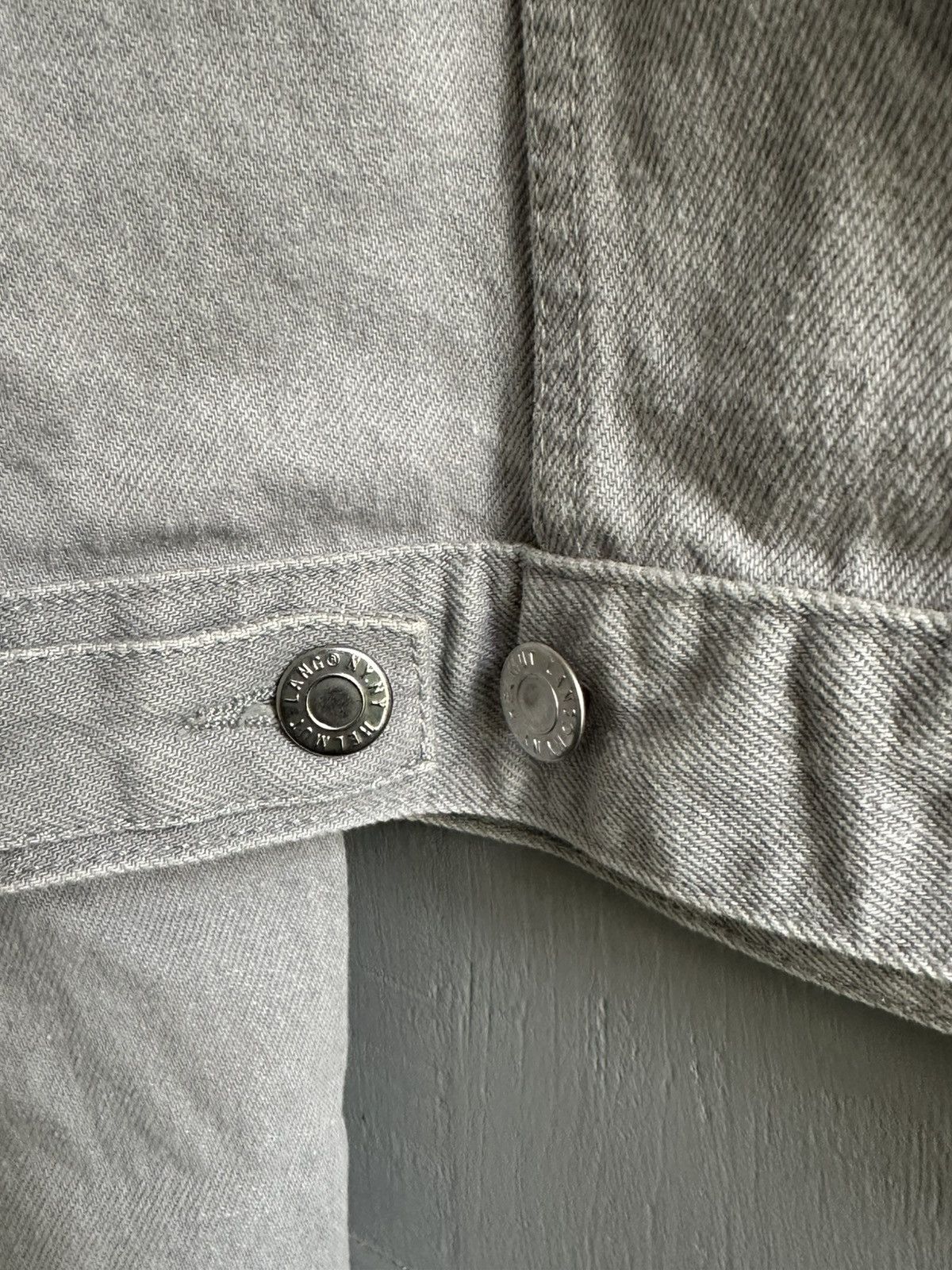Helmut Lang Helmut Lang Denim Jacket Light Grey Size US M / EU 48-50 / 2 - 5 Thumbnail