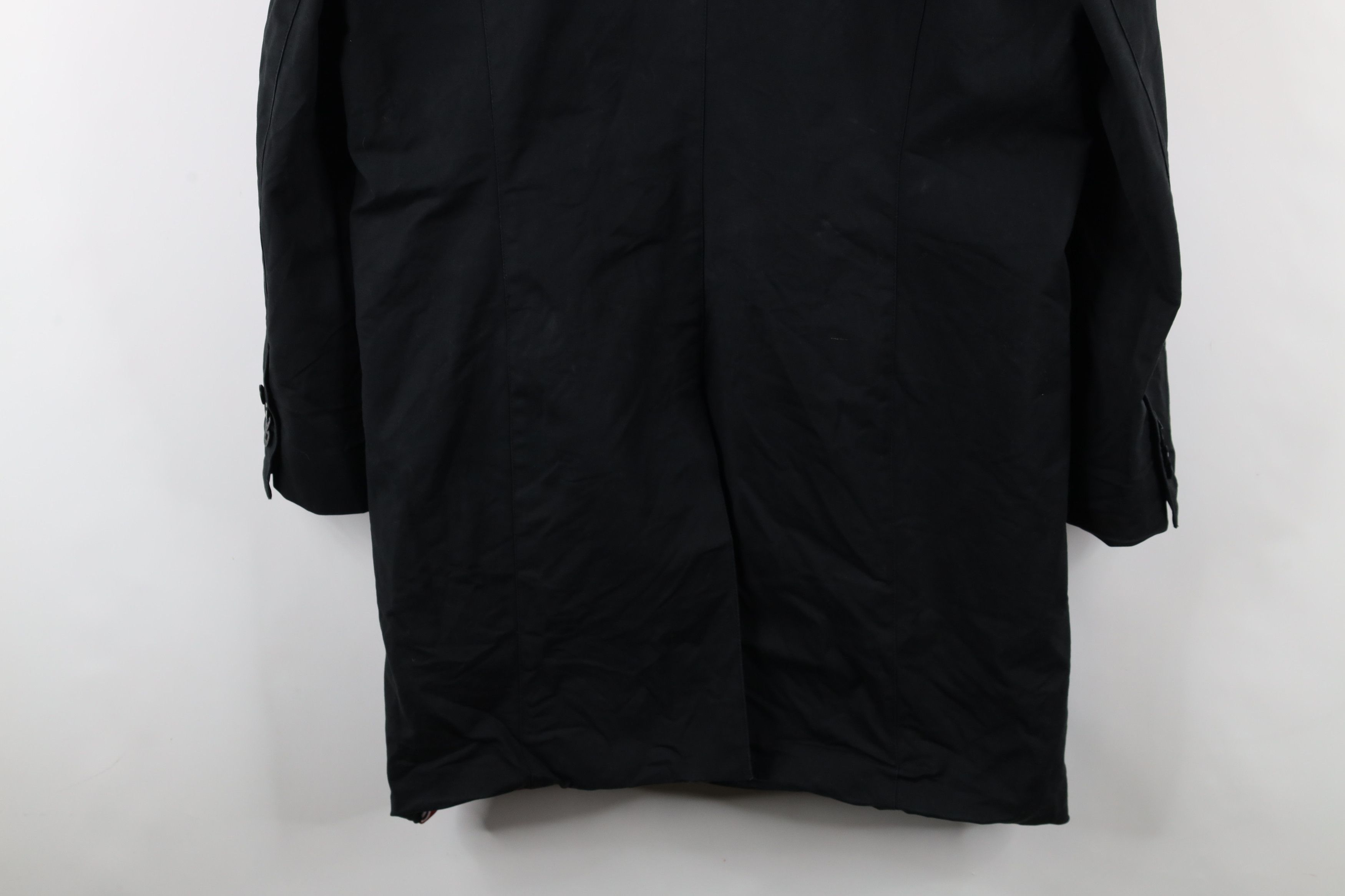Brooks Brothers × Vintage Brooks Brothers Lined Full Button Trench Coat Jacket Black Size XL / US 12-14 / IT 48-50 - 13 Thumbnail