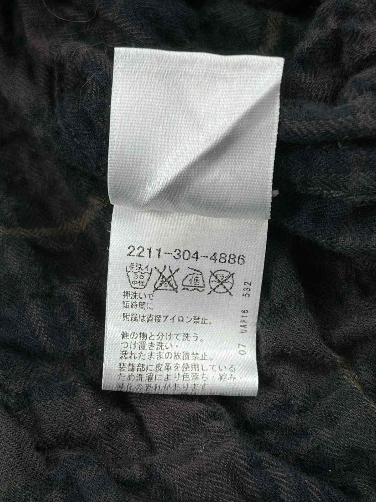 Chrome Hearts Chrome Hearts Leather Fleur Patch Plaid Flannel Button Up Size US M / EU 48-50 / 2 - 10 Thumbnail