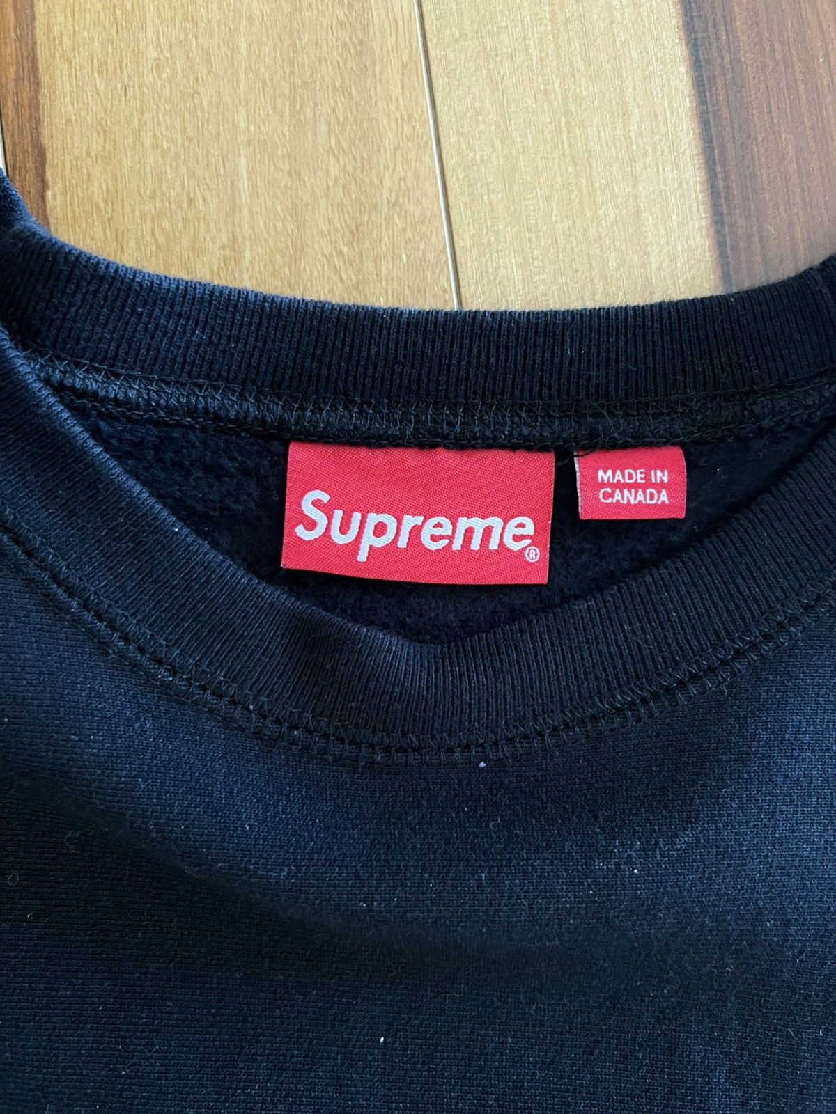 Supreme FW18 Box Logo Crewneck Size US L / EU 52-54 / 3 - 2 Thumbnail