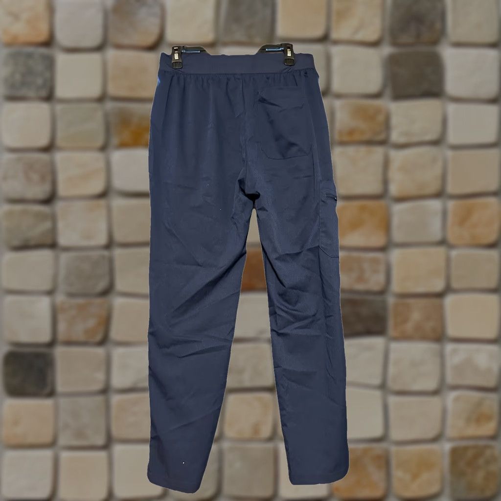 Hanes Hanes Comfort Scrub Pants Women M Navy Blue Drawstrings Pockets Nursing Size 32" / US 10 / IT 46 - 1 Thumbnail