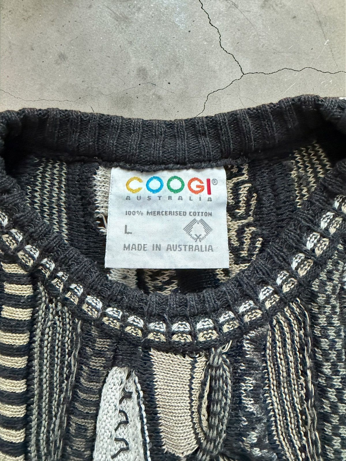 Coogi Coogi 3D knitted cotton sweater Size US L / EU 52-54 / 3 - 3 Thumbnail