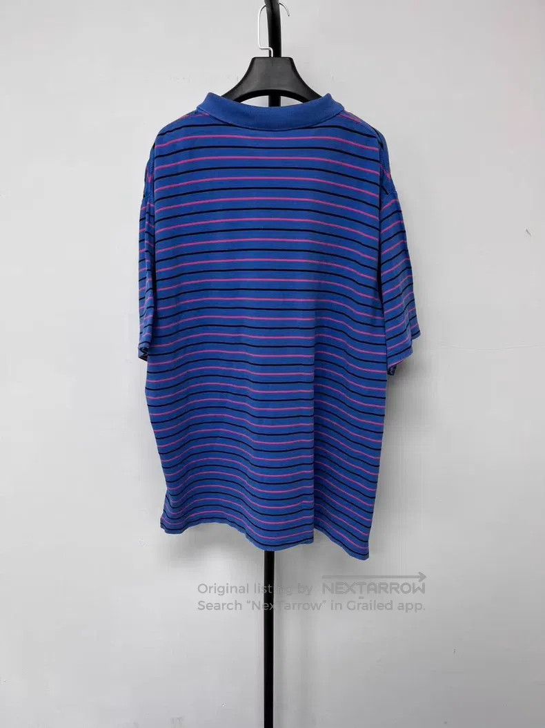 Balenciaga Balenciaga Cotton Mesh Embroidered Striped Short Sleeve Po Size US L / EU 52-54 / 3 - 2 Thumbnail