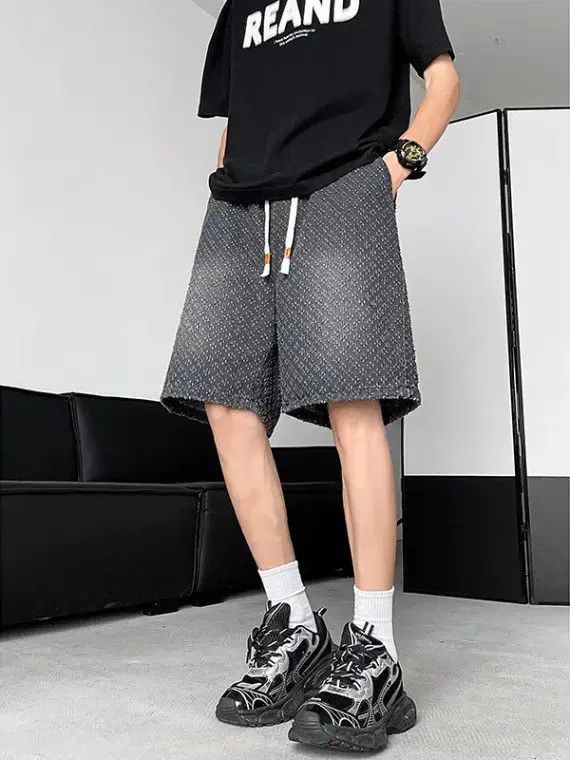 Japanese Brand Black high street retro denim shorts Size US 32 / EU 48 - 1 Thumbnail