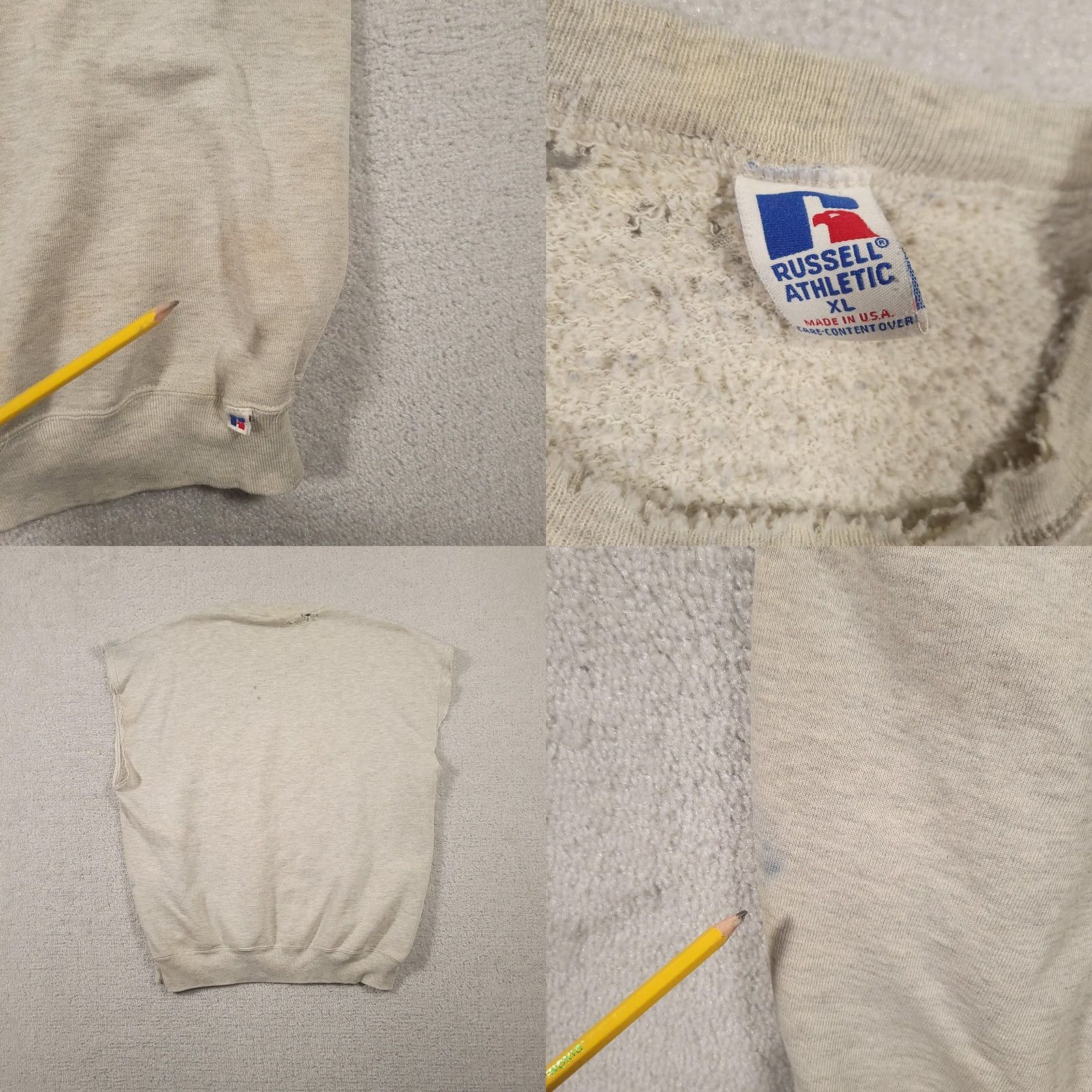 Russell Athletic VINTAGE Russell Athletic Sweatshirt Mens XL Gray YMCA Building Dreams Graphic Print 90s Distressed Size US XL / EU 56 / 4 - 9 Thumbnail