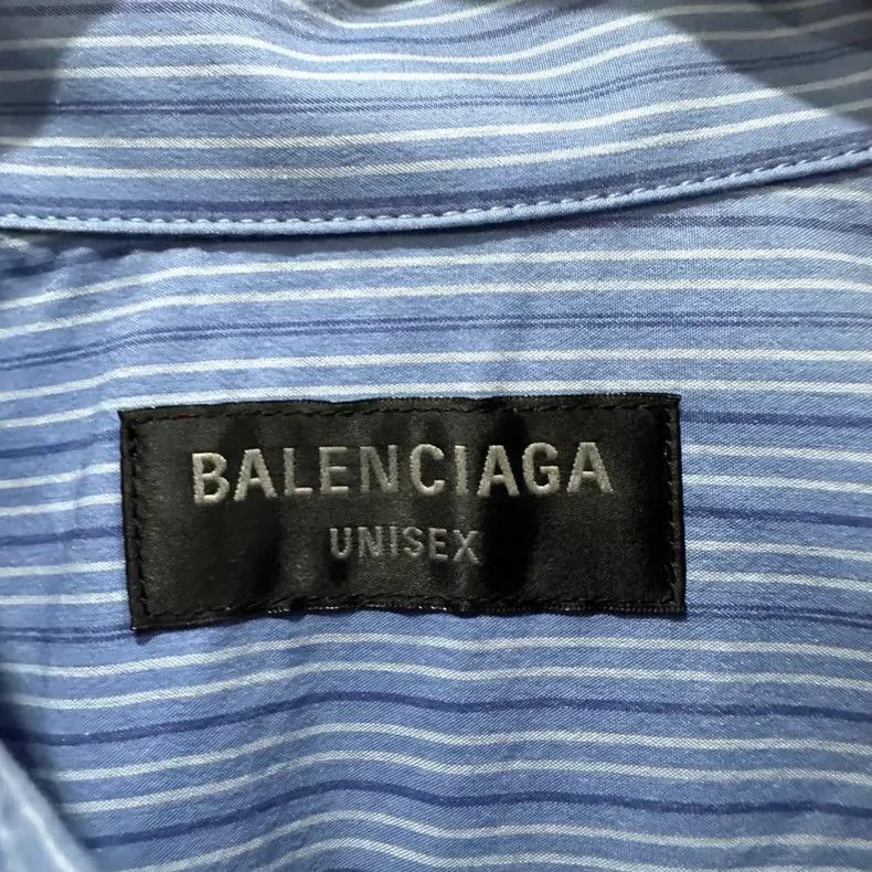 Balenciaga Balenciaga Striped color-block, single-breasted, long-slee Size US M / EU 48-50 / 2 - 4 Thumbnail