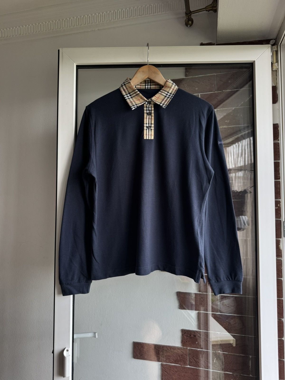Burberry Vintage Barberry Long Sleeve Luxury Size US M / EU 48-50 / 2 - 5 Thumbnail
