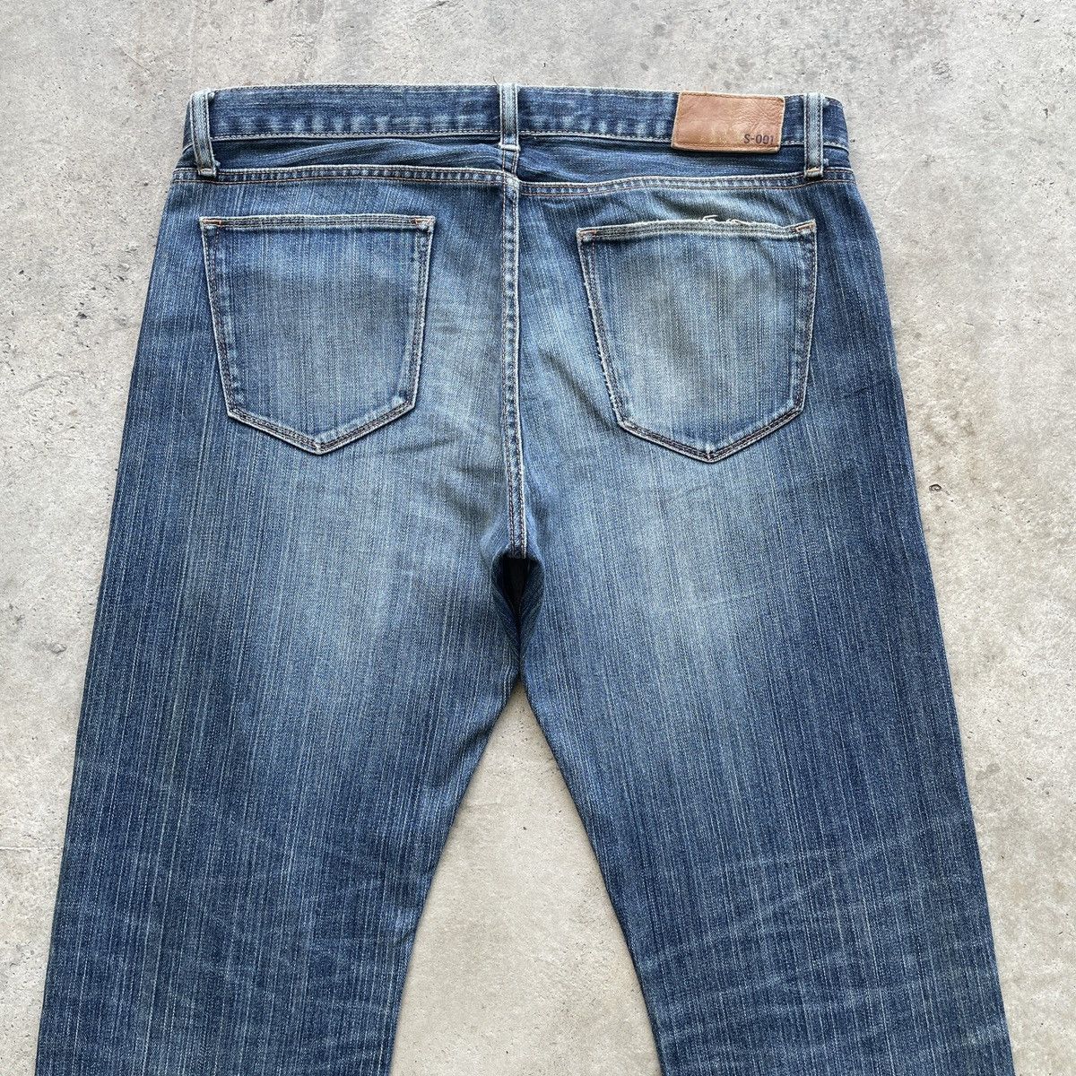 Japanese Brand Vintage Japanese Faded Jeans Denim Pants Distressed W36 Size US 36 / EU 52 - 9 Thumbnail