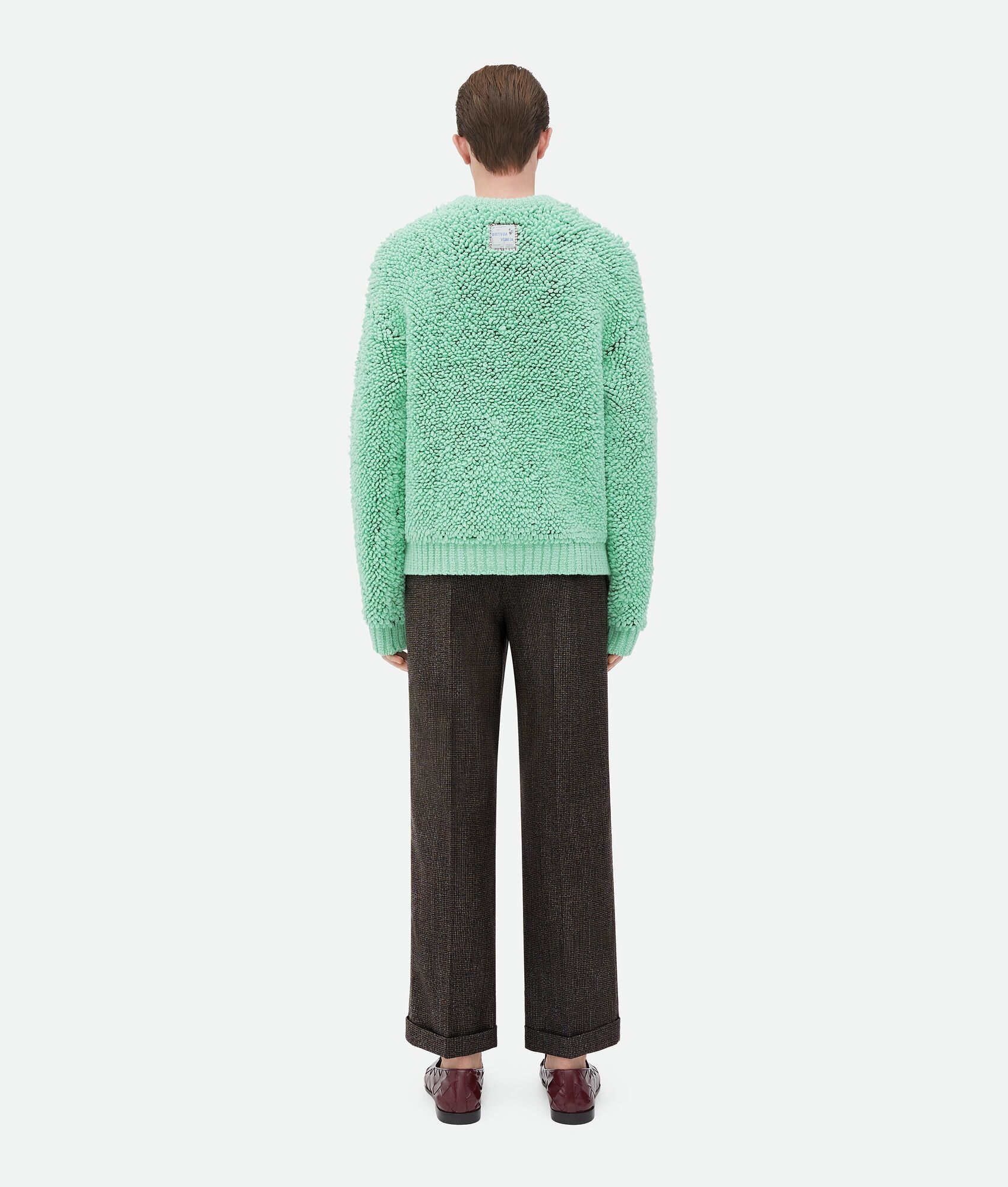 Bottega Veneta o1loc1c1025 780600 Graphic Animal Jacquard Wool Jumper Siren Size US XL / EU 56 / 4 - 3 Thumbnail