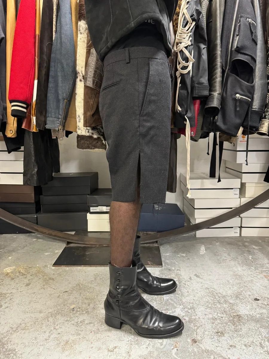 Dries Van Noten Dries Van Noten black Wool Distressed Shorts Size US 32 / EU 48 - 2 Thumbnail