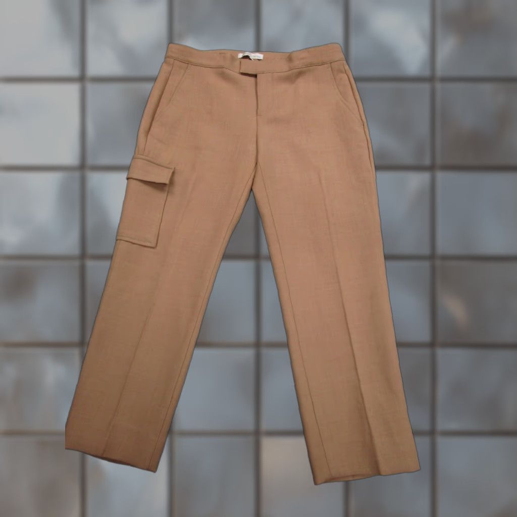 Banana Republic Banana Republic Heritage Dress Pants Womens Camel Brown 30x25 Cargo size 6 Short** Size 28" / US 6 / IT 42 - 1 Thumbnail