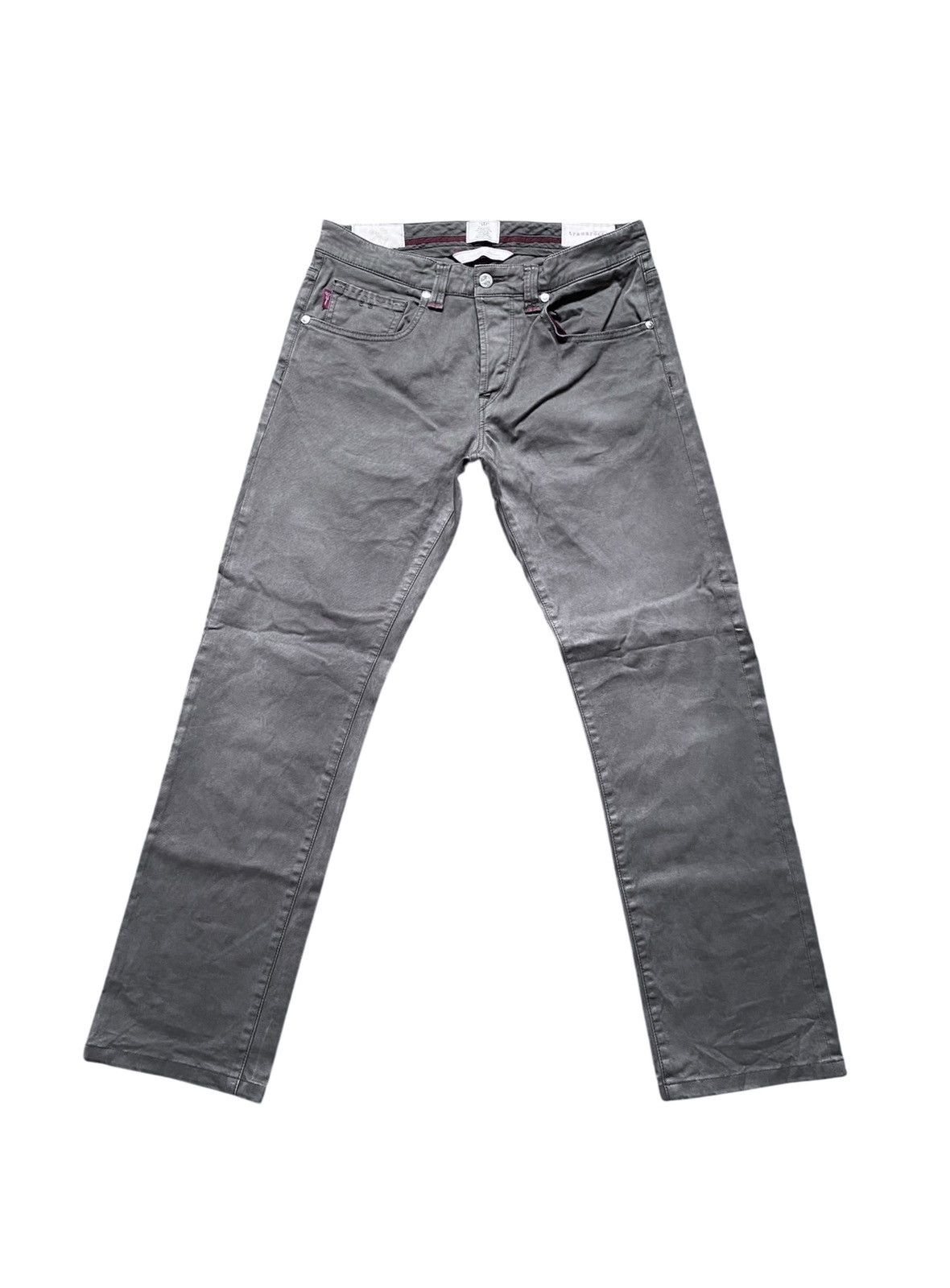 Other Sartoria Tramarossa Michelangelo Gray Casual Pants Trousers Size US 31 - 1 Thumbnail