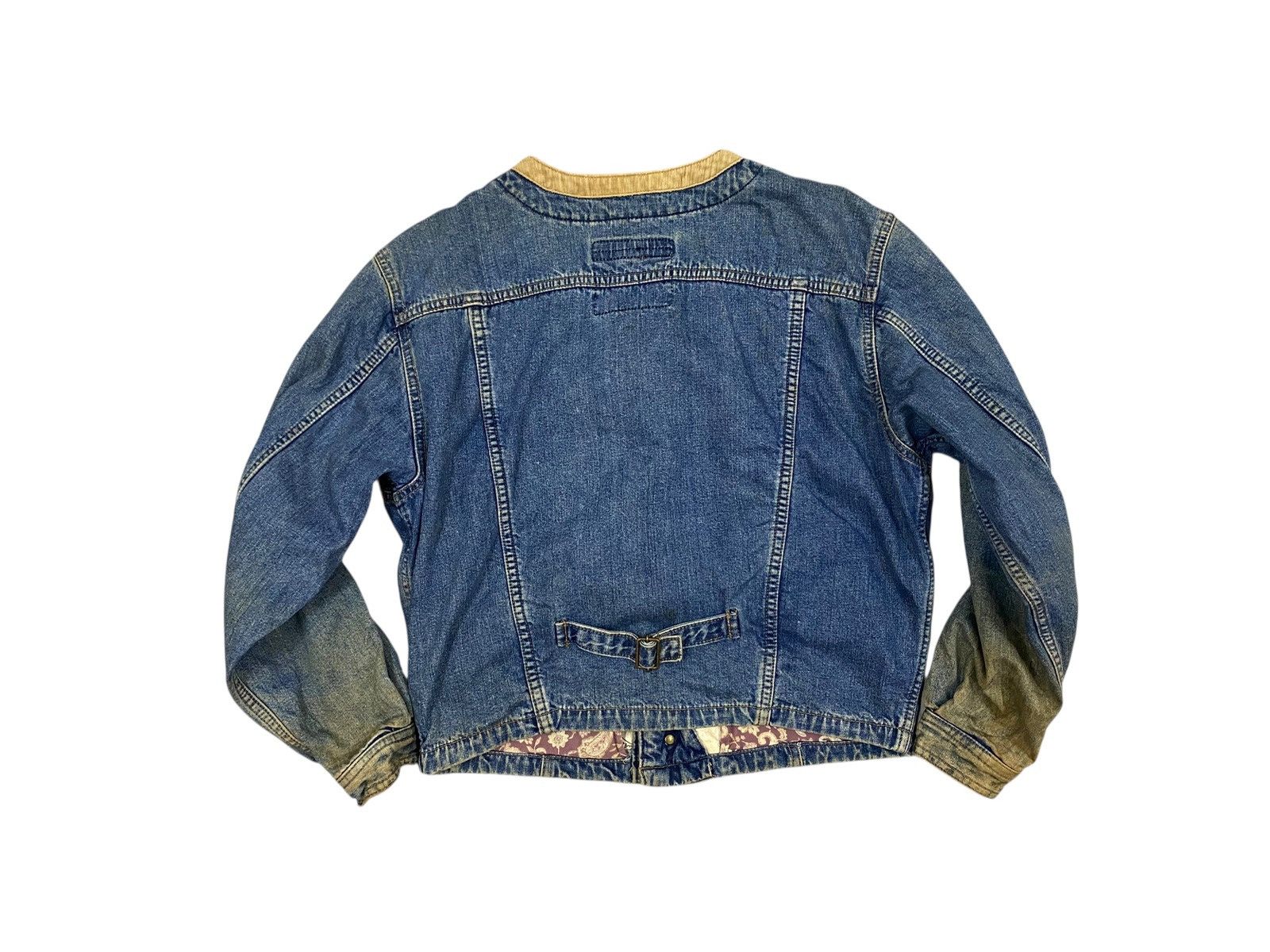 Edwin × Vintage Vtg 80s Edwin Denim Jacket Size M / US 6-8 / IT 42-44 - 2 Thumbnail