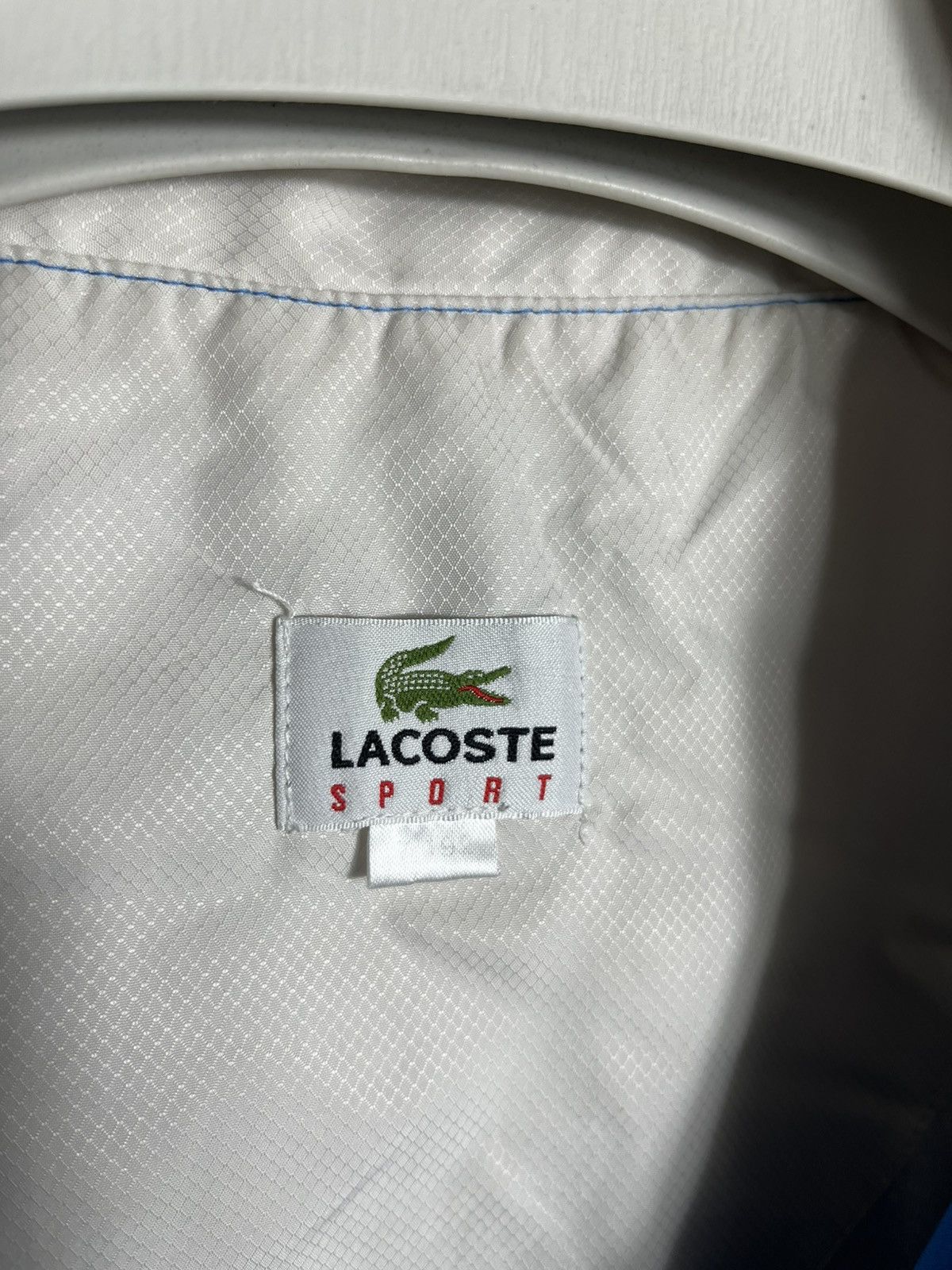 Lacoste Lacoste Sport Polyester Jacket Vintage Full Zip Mens Size US XL / EU 56 / 4 - 4 Thumbnail