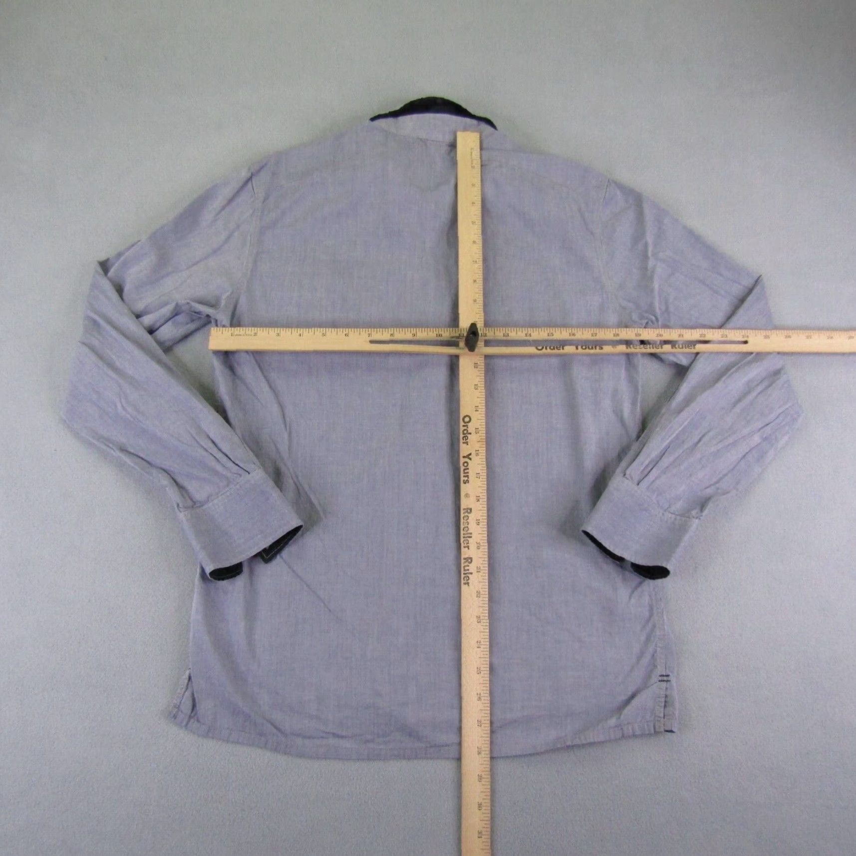 G-Star VINTAGE G-Star Raw Shirt Men Large Blue Cotton Button-Up Casual 90s Size US L / EU 52-54 / 3 - 6 Thumbnail