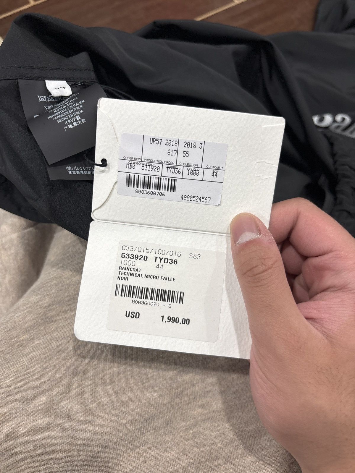 Balenciaga NEW Balenciaga Political Campaign Jacket Anorak SZ 44/XL Size US XL / EU 56 / 4 - 8 Thumbnail