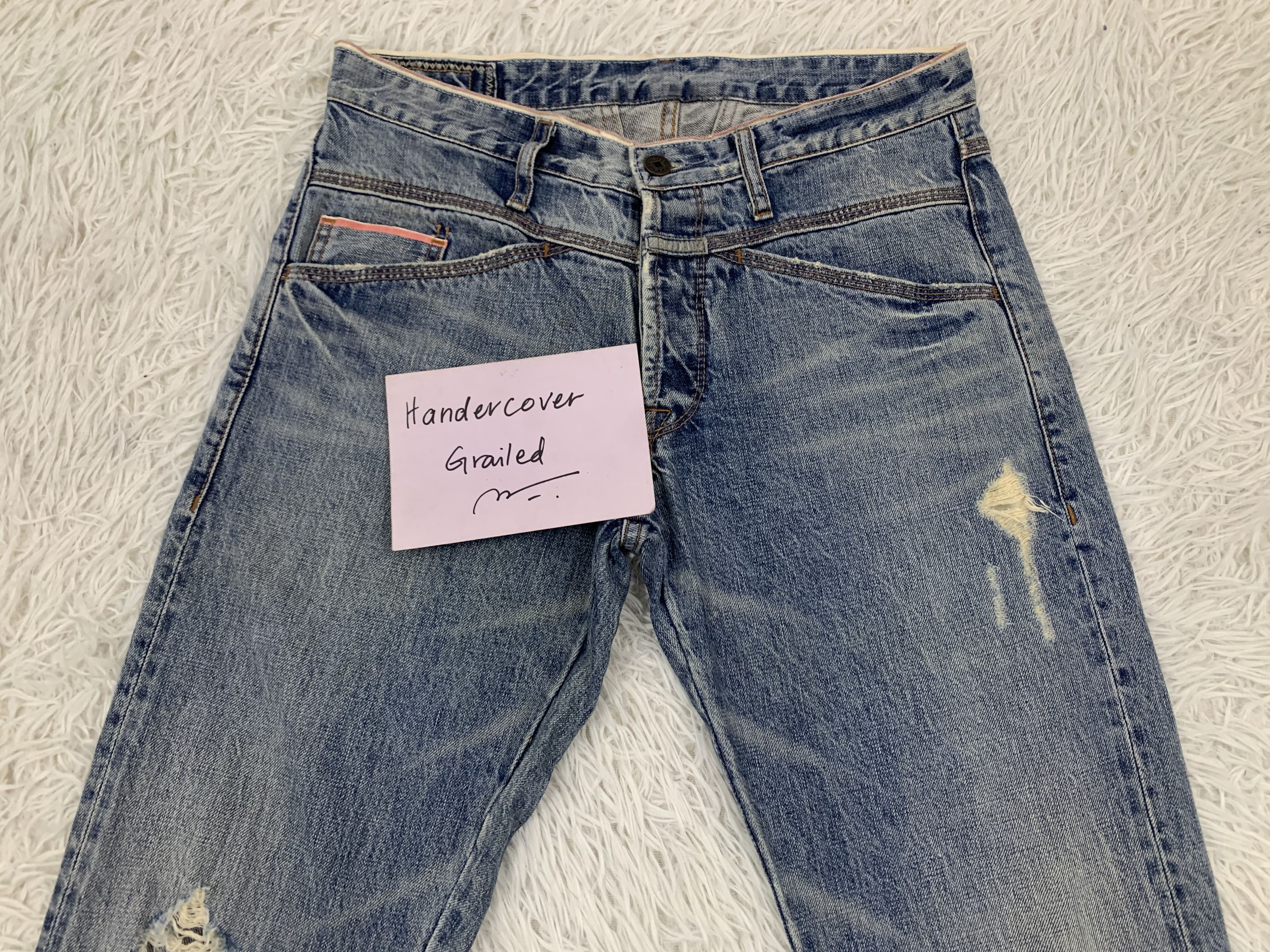 Marithe + Francois Girbaud Marithe Francois Girbaud Selfedge Jeans Pant Size US 33 - 3 Thumbnail