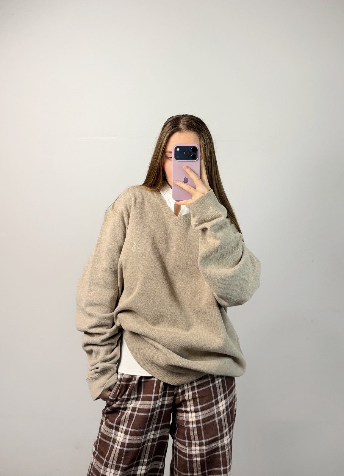 Polo Ralph Lauren Vintage sweater PRL Polo Ralph Lauren V large sweatshirt Size US L / EU 52-54 / 3 - 1 Thumbnail