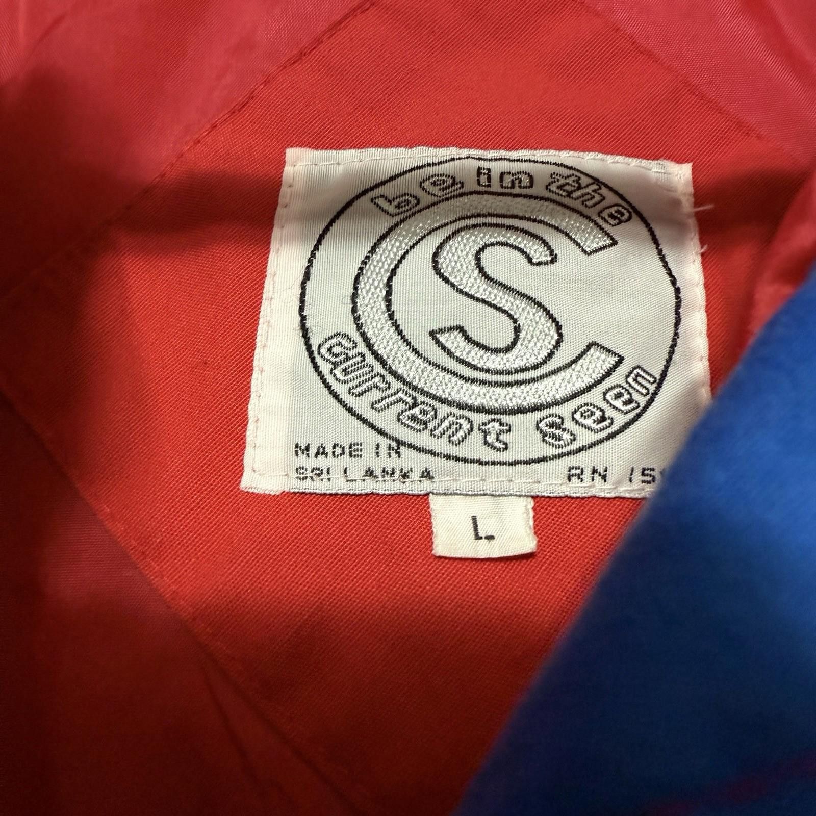 Other Vintage Women’s L Current Seen Brick Red FullZip Windbreaker Size L / US 10 / IT 46 - 3 Thumbnail