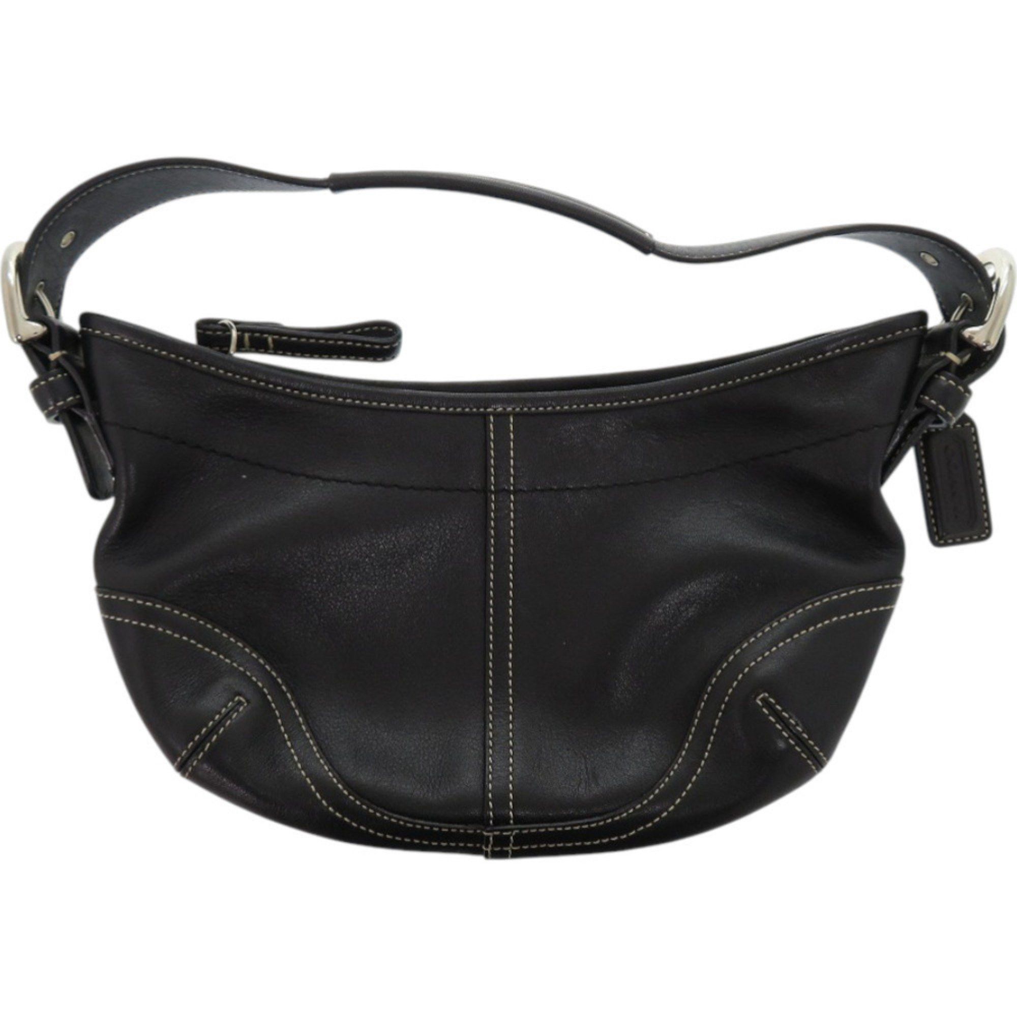 Coach Coach Mini One-Shoulder Bag, Semi-Shoulder, E3S-9541, Leather, Black, Shoulder 1455, COACH Size ONE SIZE - 1 Thumbnail
