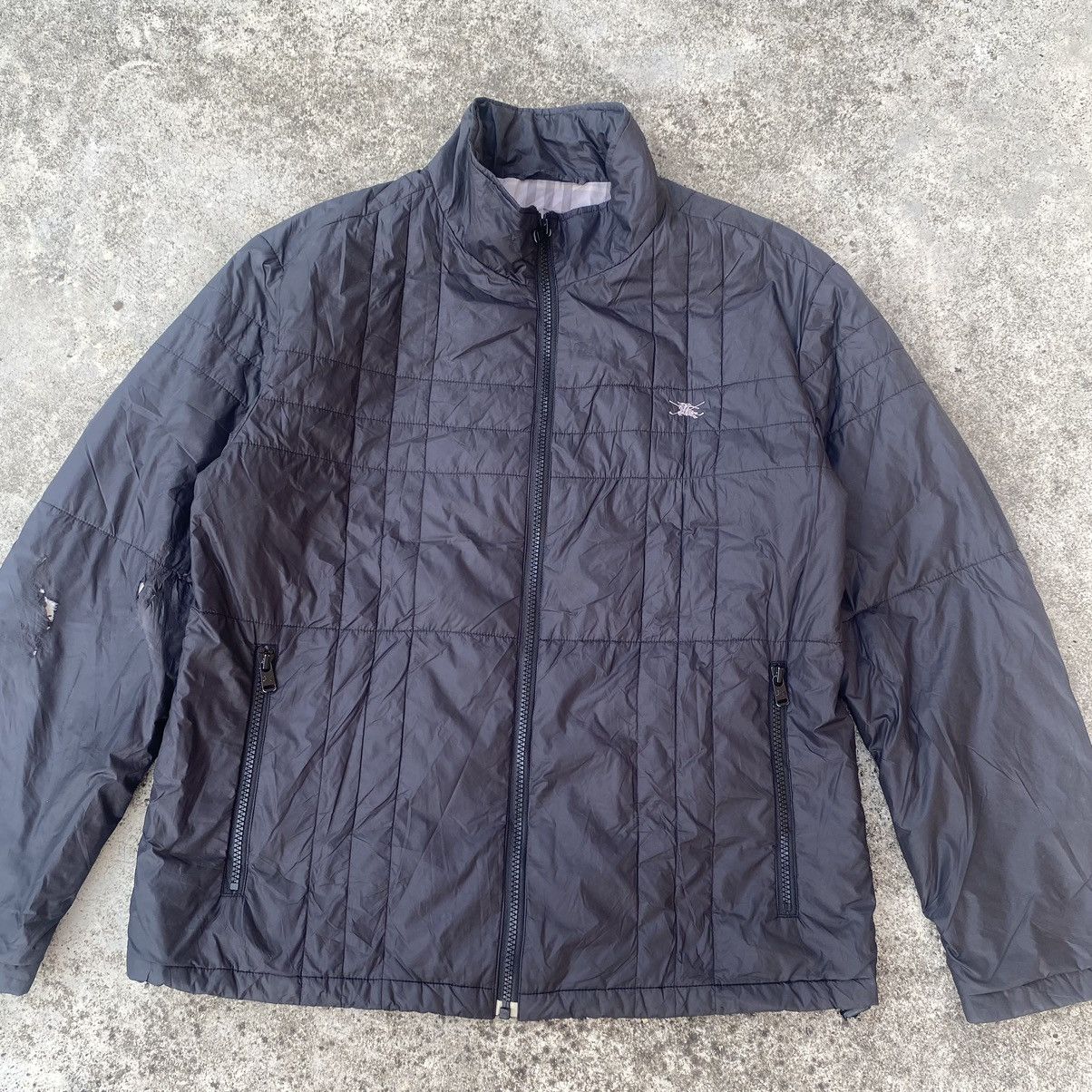 Burberry Vintage Burberry Golf Puffer Down Jacket Size US M / EU 48-50 / 2 - 2 Thumbnail