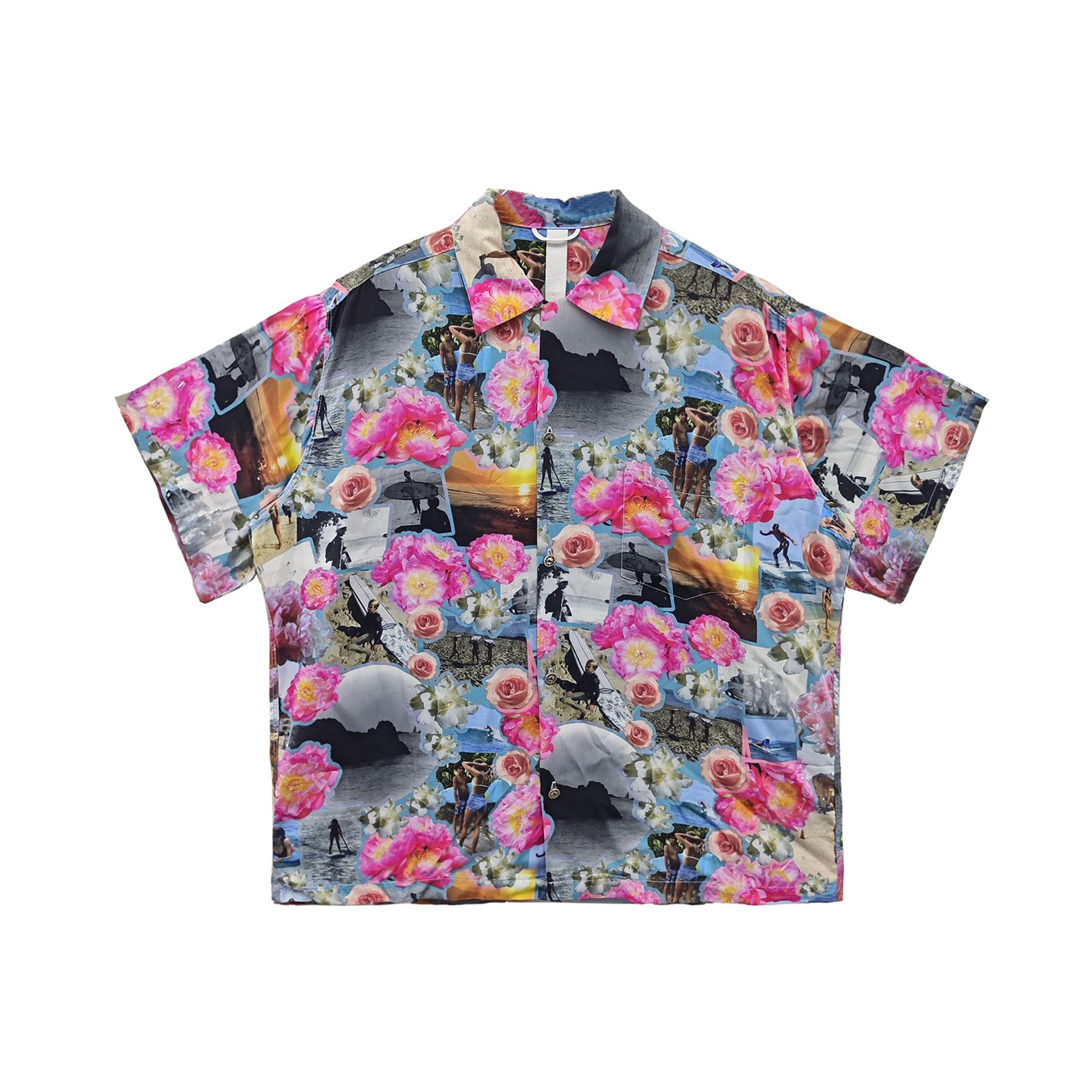 Tシャツ・カットソー Chrome Hearts Hawaii Floral Silk Short Sleeve Shirt Chrome Hearts Chrome Hearts Hawaii Exclusive Floral Silk