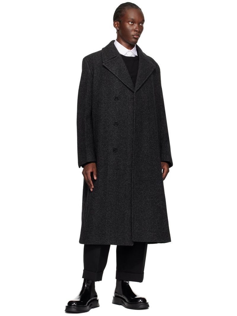 Jil Sander o1mt1gz0426 Overcoat in Dark Gray Size US M / EU 48-50 / 2 - 4 Thumbnail