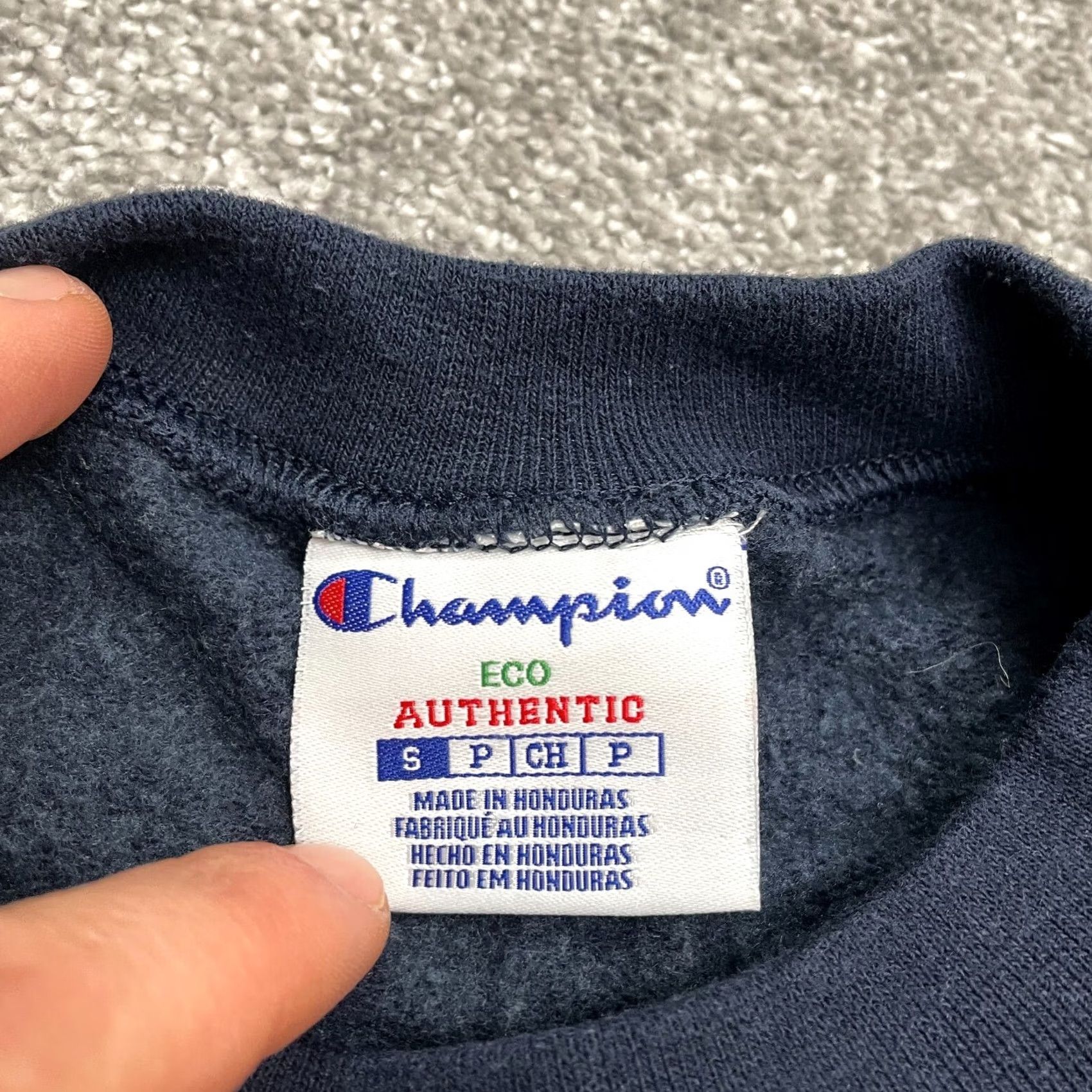 Champion Champion Eco Hockey Pullover Sweatshirt Womens S Navy Blue Logo Outdoor Size S / US 4 / IT 40 - 7 Thumbnail