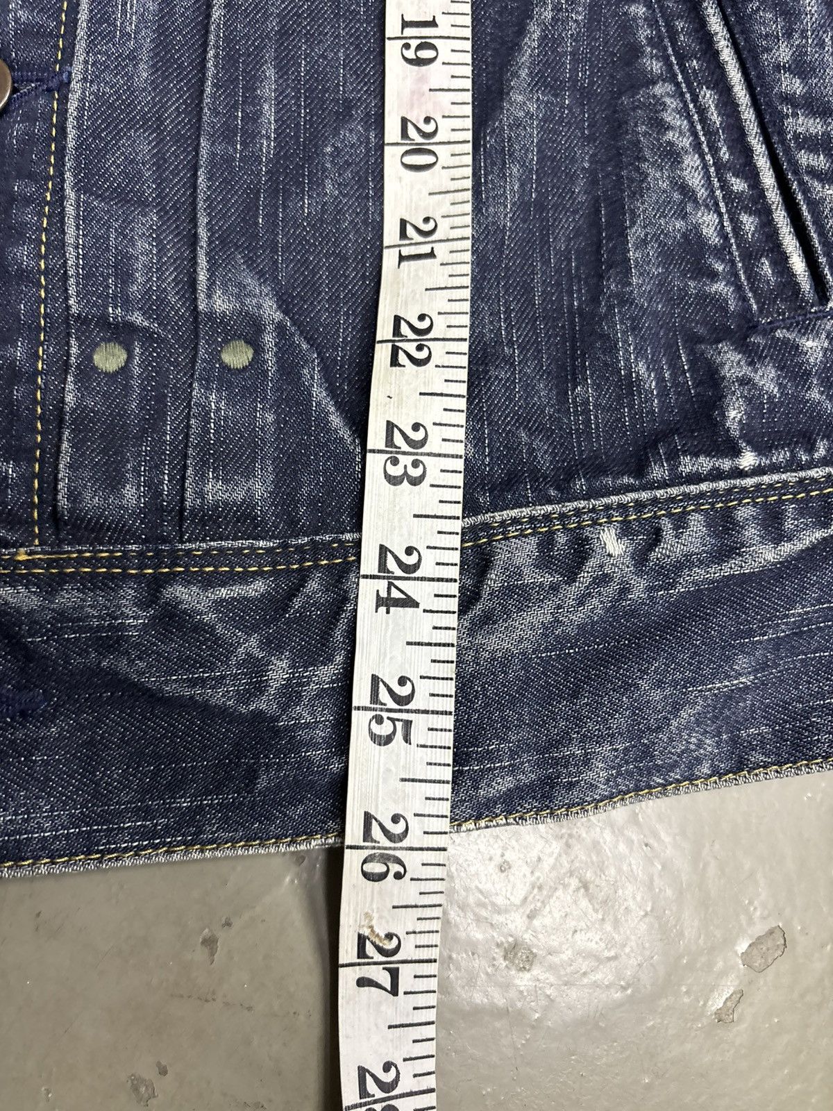 Japanese Brand Japan Selvedge Denim Jeans Type 2 II Distressed Jacket Size US S / EU 44-46 / 1 - 22 Thumbnail