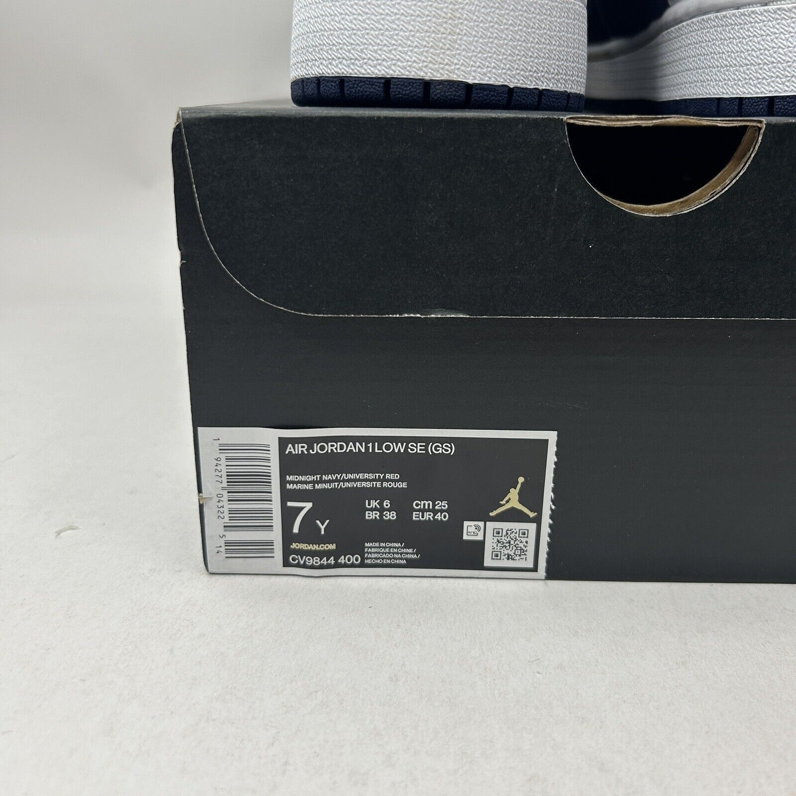 Nike Nike Air Jordan 1 Retro Low SE “USA/Navy Red” 2023 Size US 8.5 / IT 38.5 - 5 Thumbnail