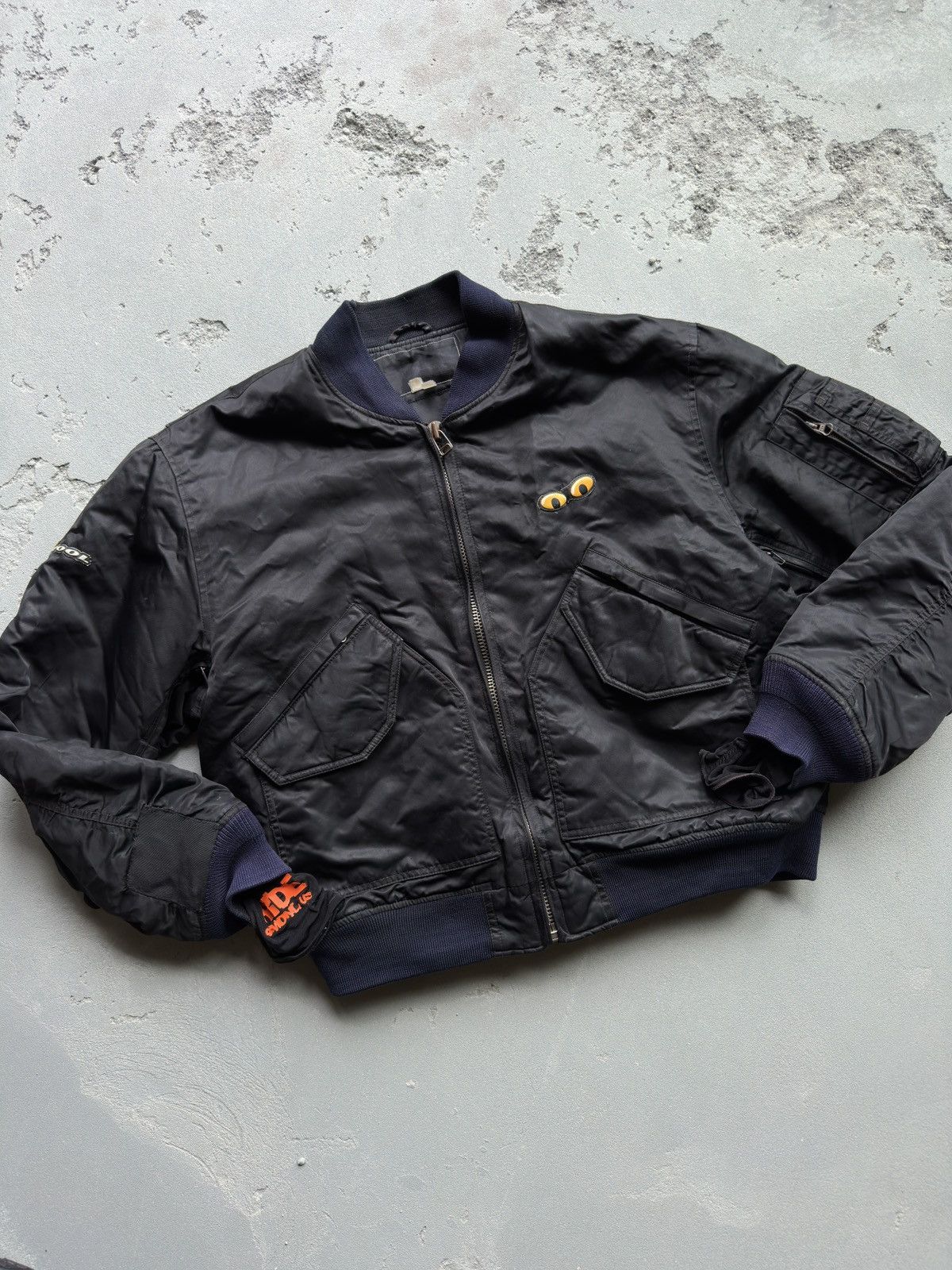 Japanese Brand Vintage MA1 y2k Bomber Jacket Size US M / EU 48-50 / 2 - 1 Thumbnail