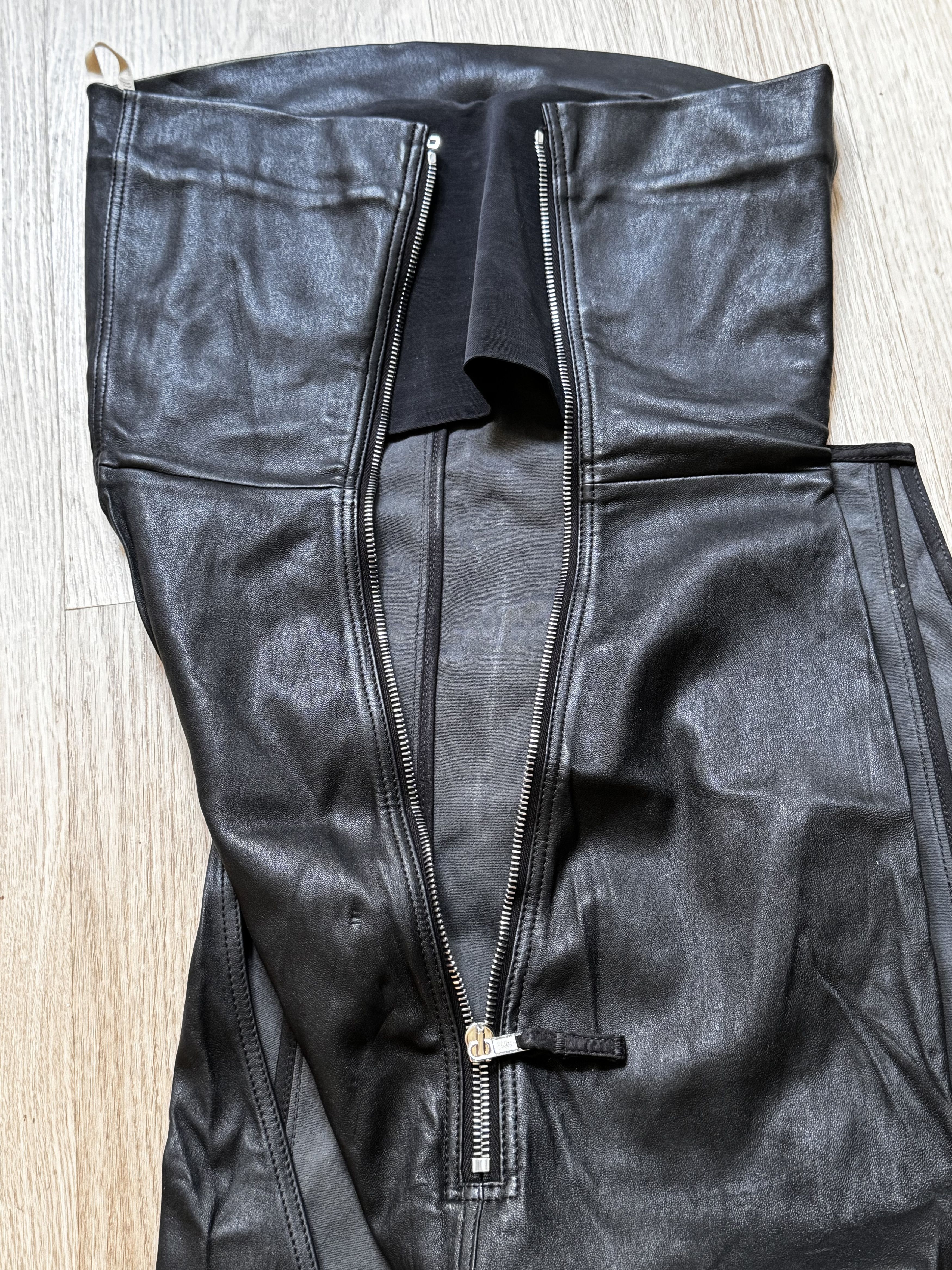 Rick Owens Black leather dress as seen on Kendal Jenner Size XS / US 0-2 / IT 36-38 - 7 Thumbnail