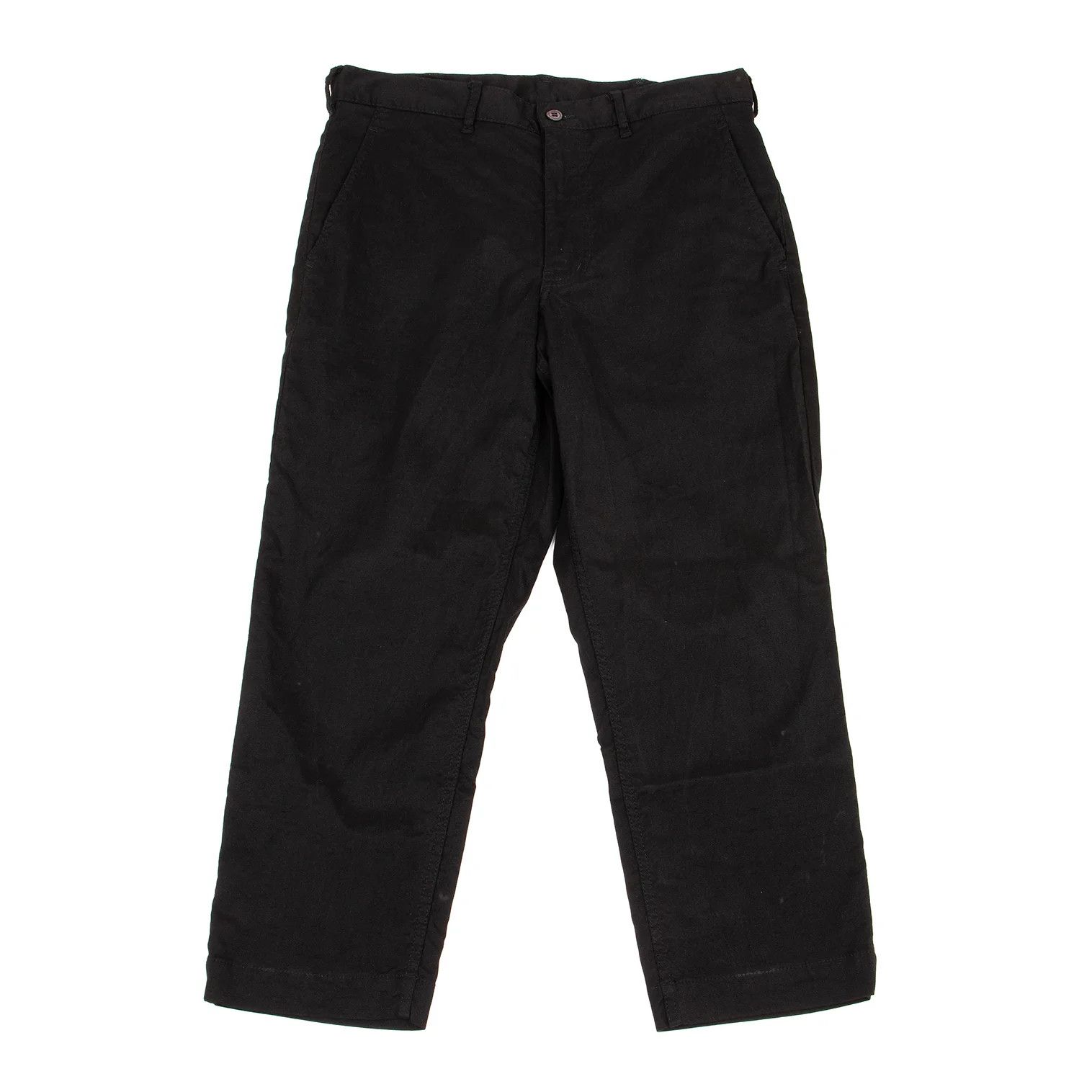 Comme des Garcons Homme Plus Cropped Stretch Nylon Pants in Black, Size S Size US 30 / EU 46 - 1 Preview