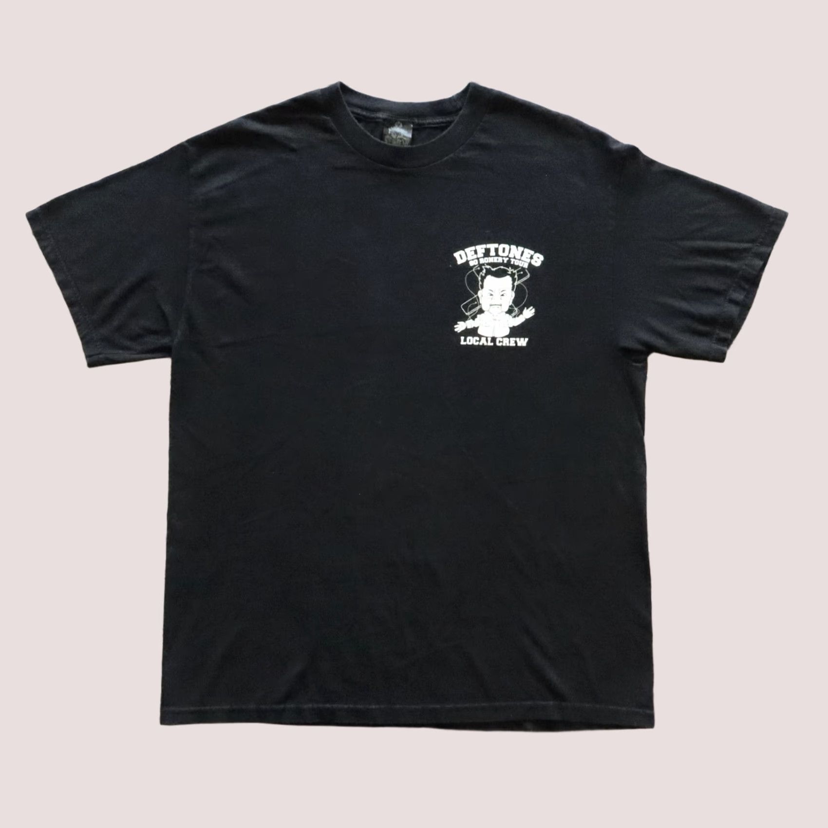 Vintage VINTAGE Deftones So Ronery Tour Tshirt Local Crew Band L Black Mens Shirt Size US L / EU 52-54 / 3 - 1 Thumbnail