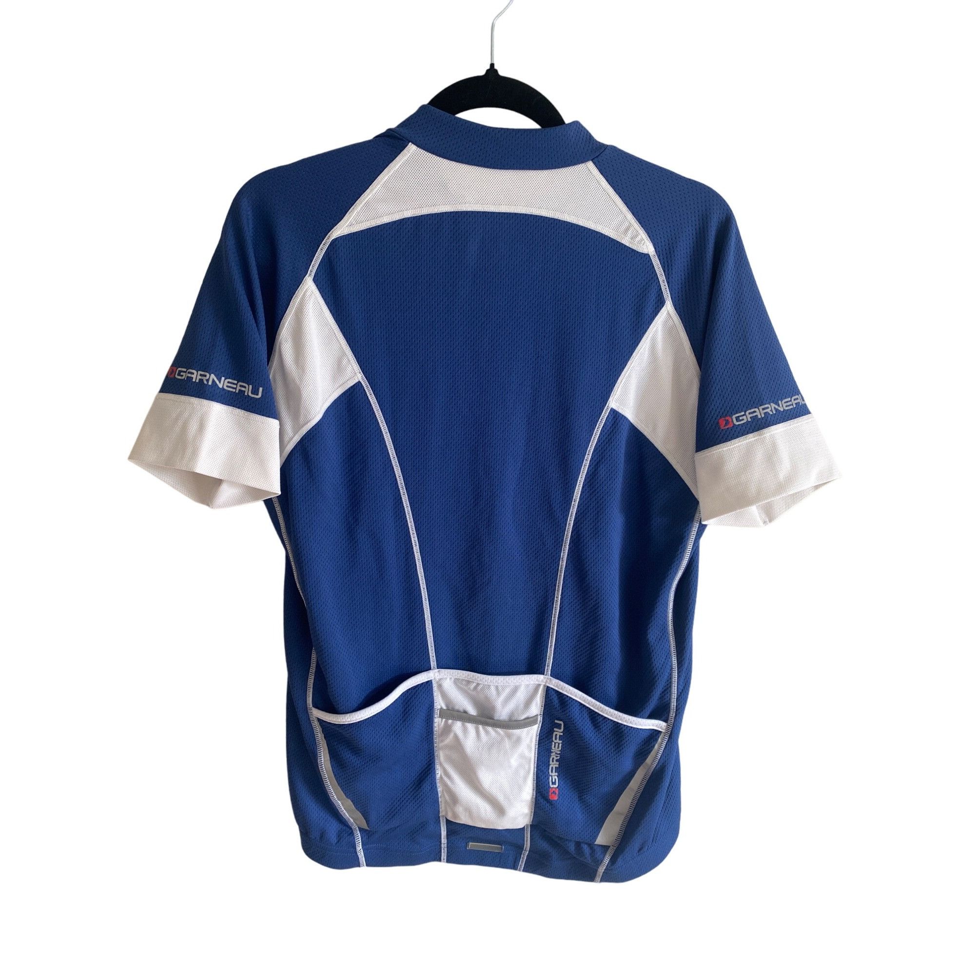 Other Louis Garneau Cycling Jersey Men’s XL Blue/White Full Zip Sh Size US XL / EU 56 / 4 - 4 Thumbnail