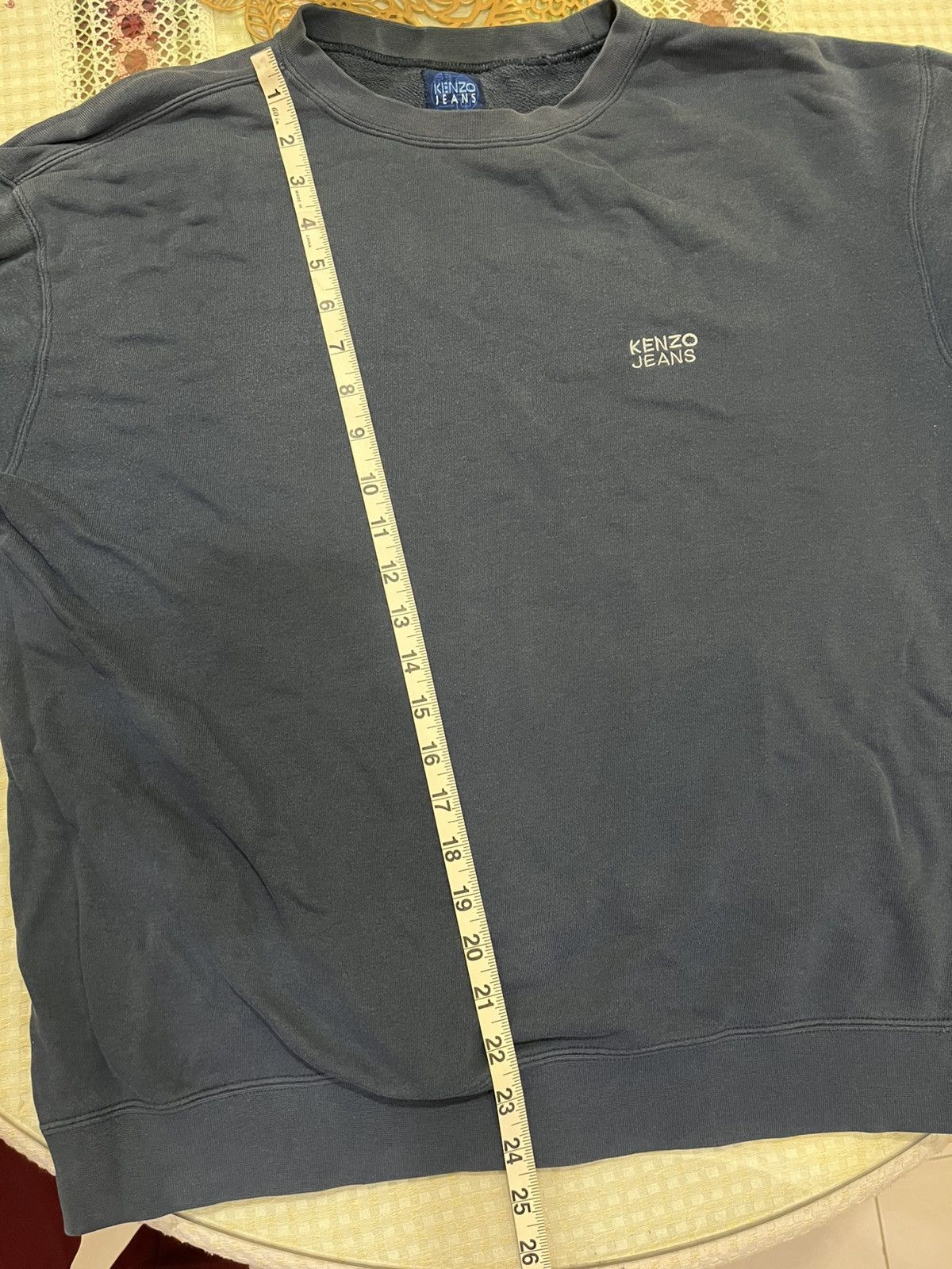 Kenzo vintage Kenzo Jeans spellout embroidery pullover sweatshirt Size US L / EU 52-54 / 3 - 11 Thumbnail