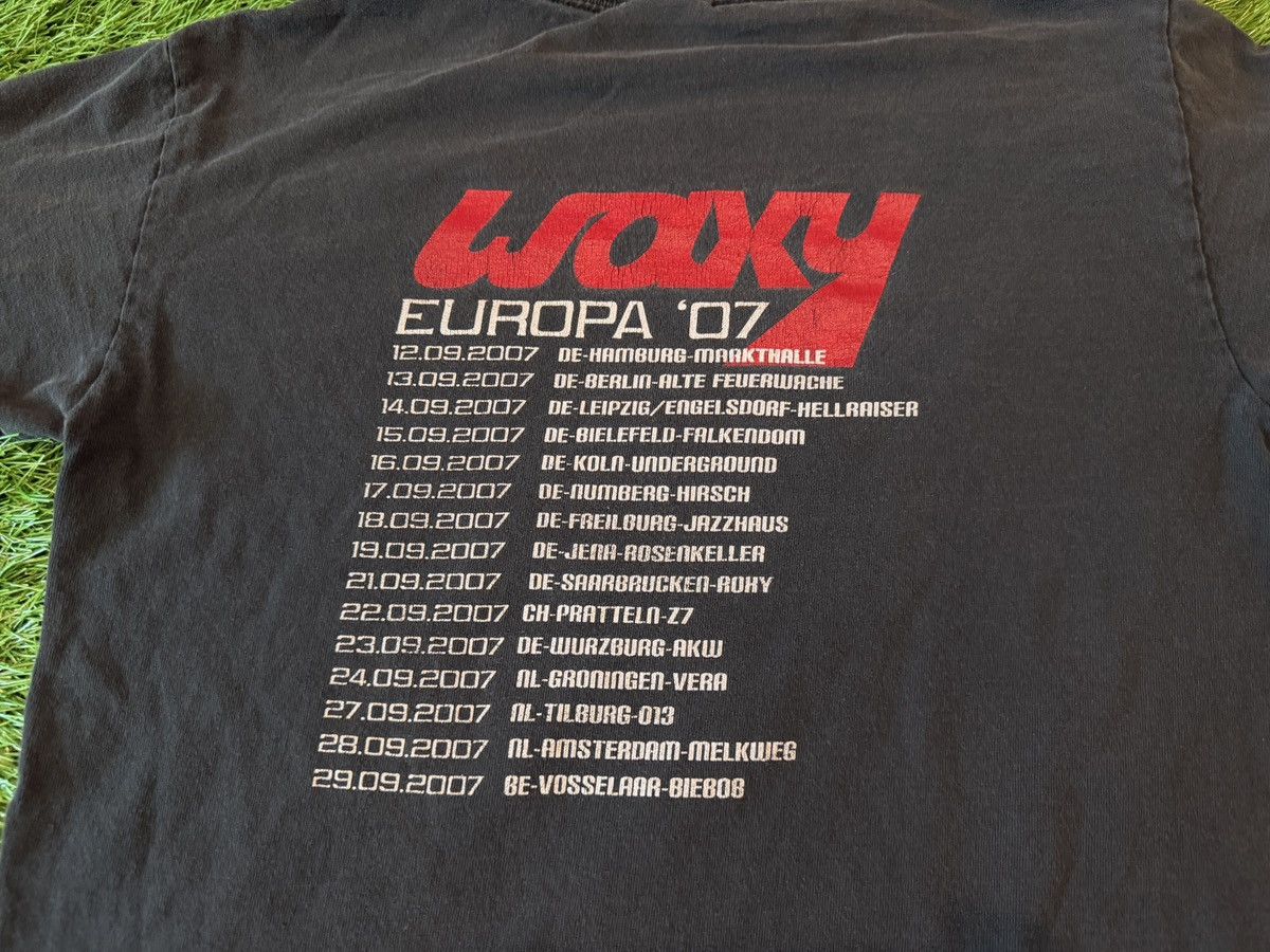 Band Tees Vintage Waxy UK Europa 2007 Tour Dates Double Sided Band Size US S / EU 44-46 / 1 - 6 Thumbnail