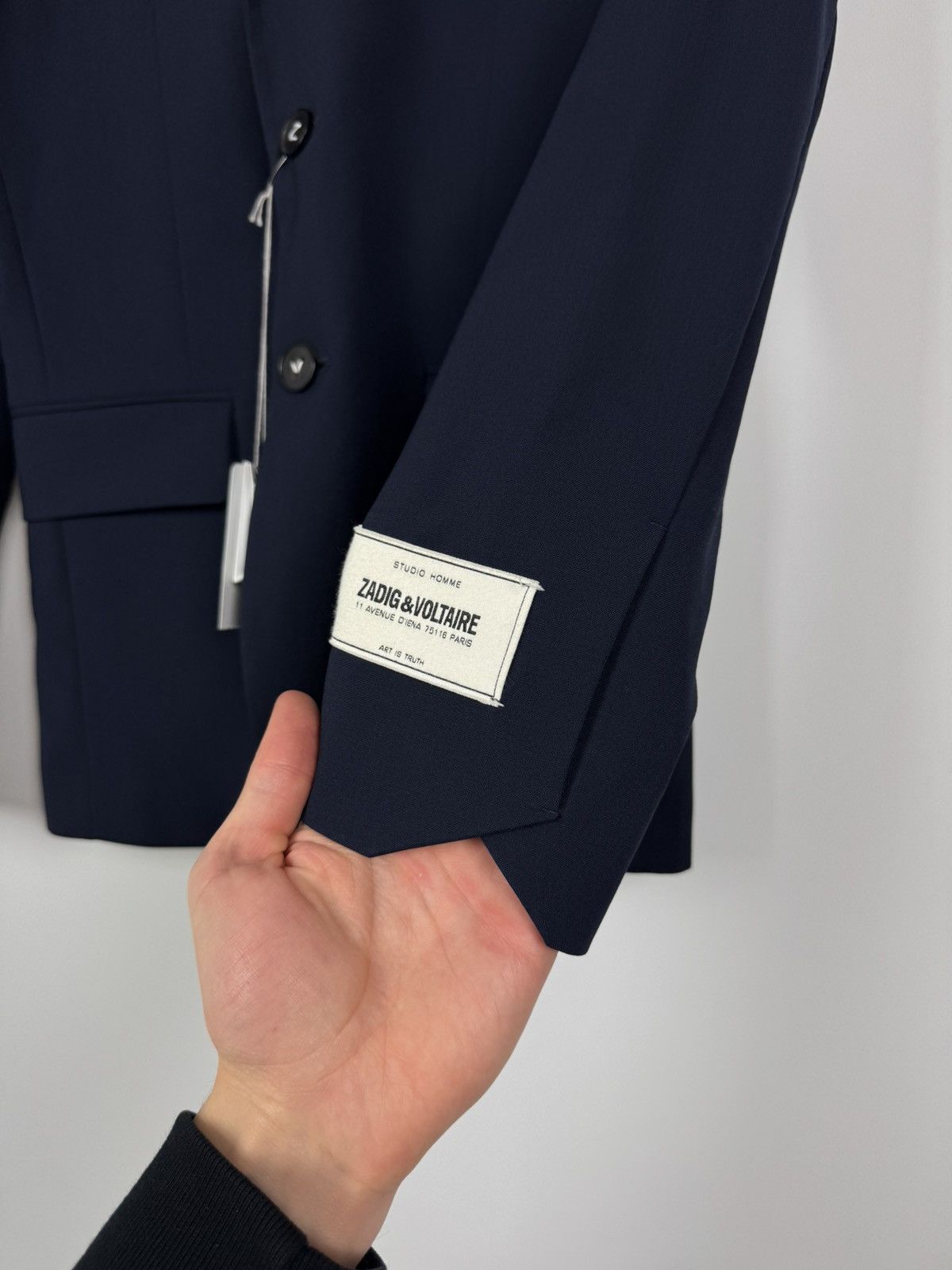 Zadig & Voltaire New! Zadig&Voltaire Version Wool Tech Blazer Size 42R - 9 Thumbnail