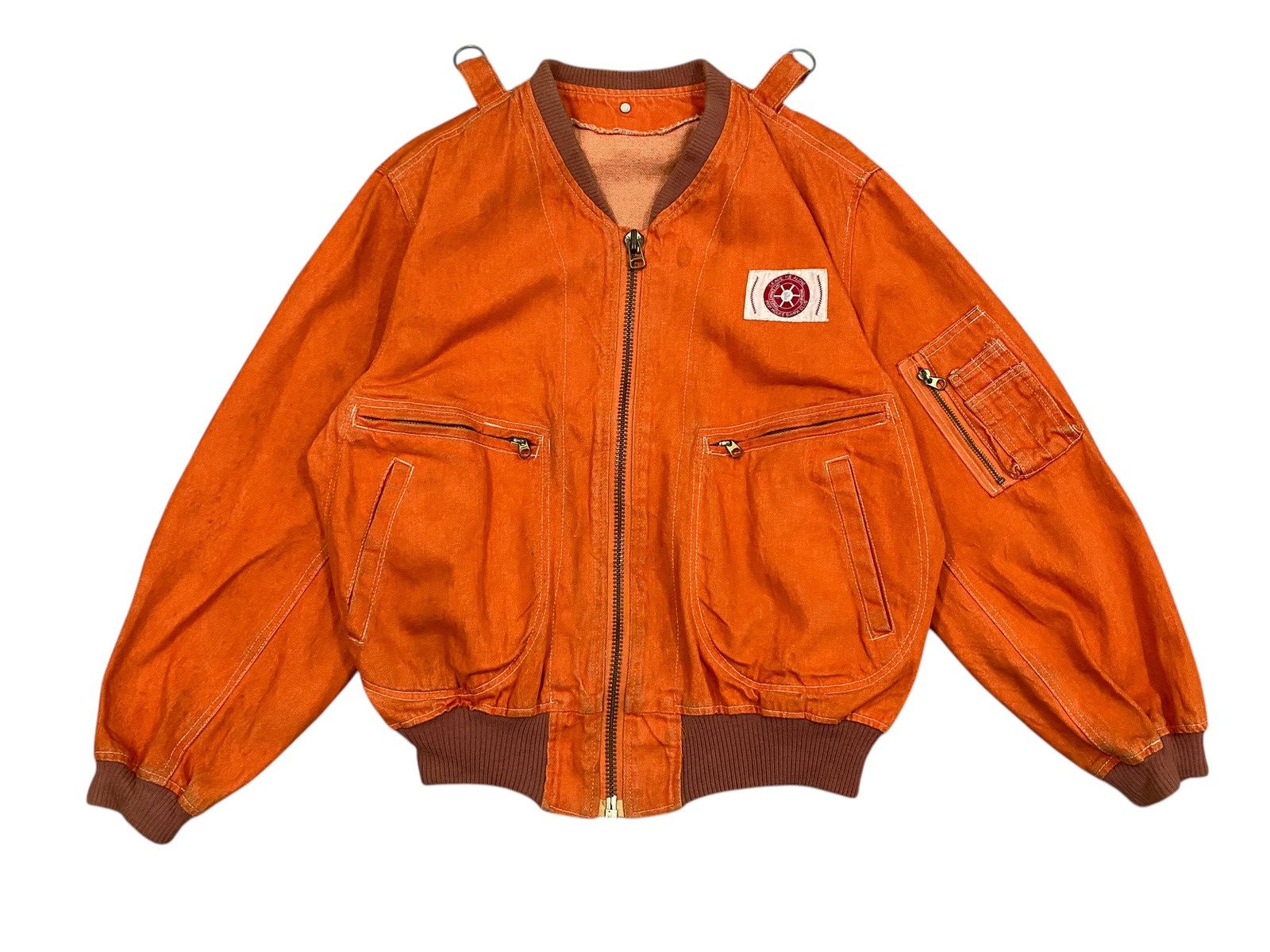 Pink House Vtg Pink House Shimpa Club Bomber Denim Jacket Size US M / EU 48-50 / 2 - 2 Thumbnail