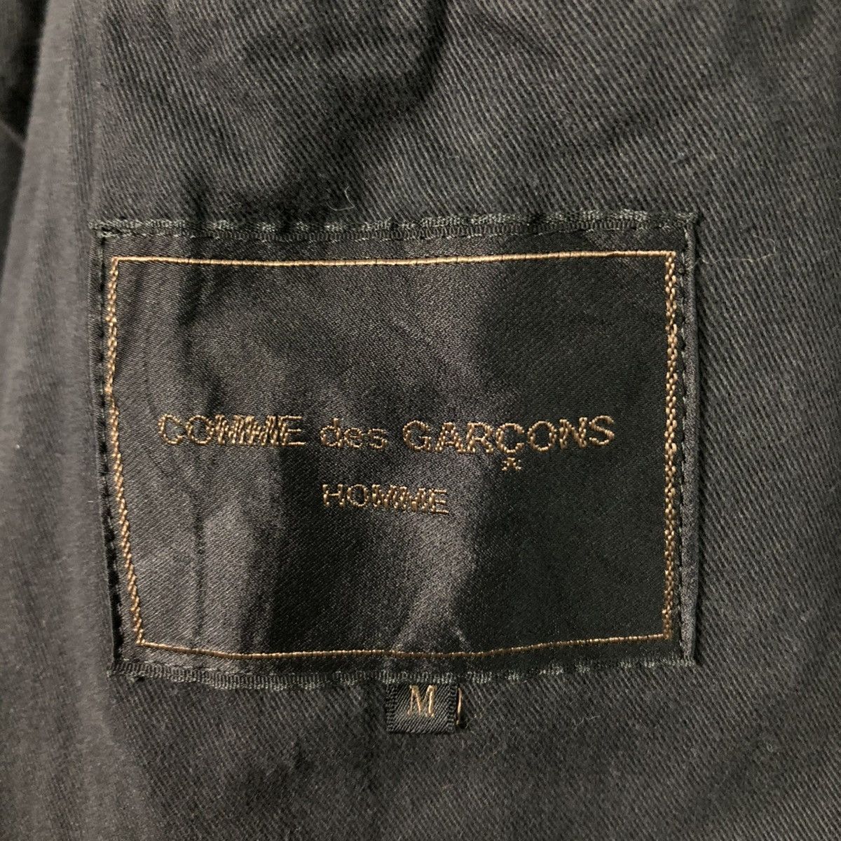 Comme des Garcons Homme 🔥RICH BLACK VINTAGE LONG JACKET FLY COMME DES GARCONS HOMME Size US M / EU 48-50 / 2 - 19 Thumbnail