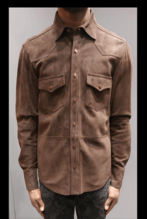 image of Tom Ford O1Loc1C0324 Tfl456Sz Outwear Jacket In Brown, Men's (Size Medium)