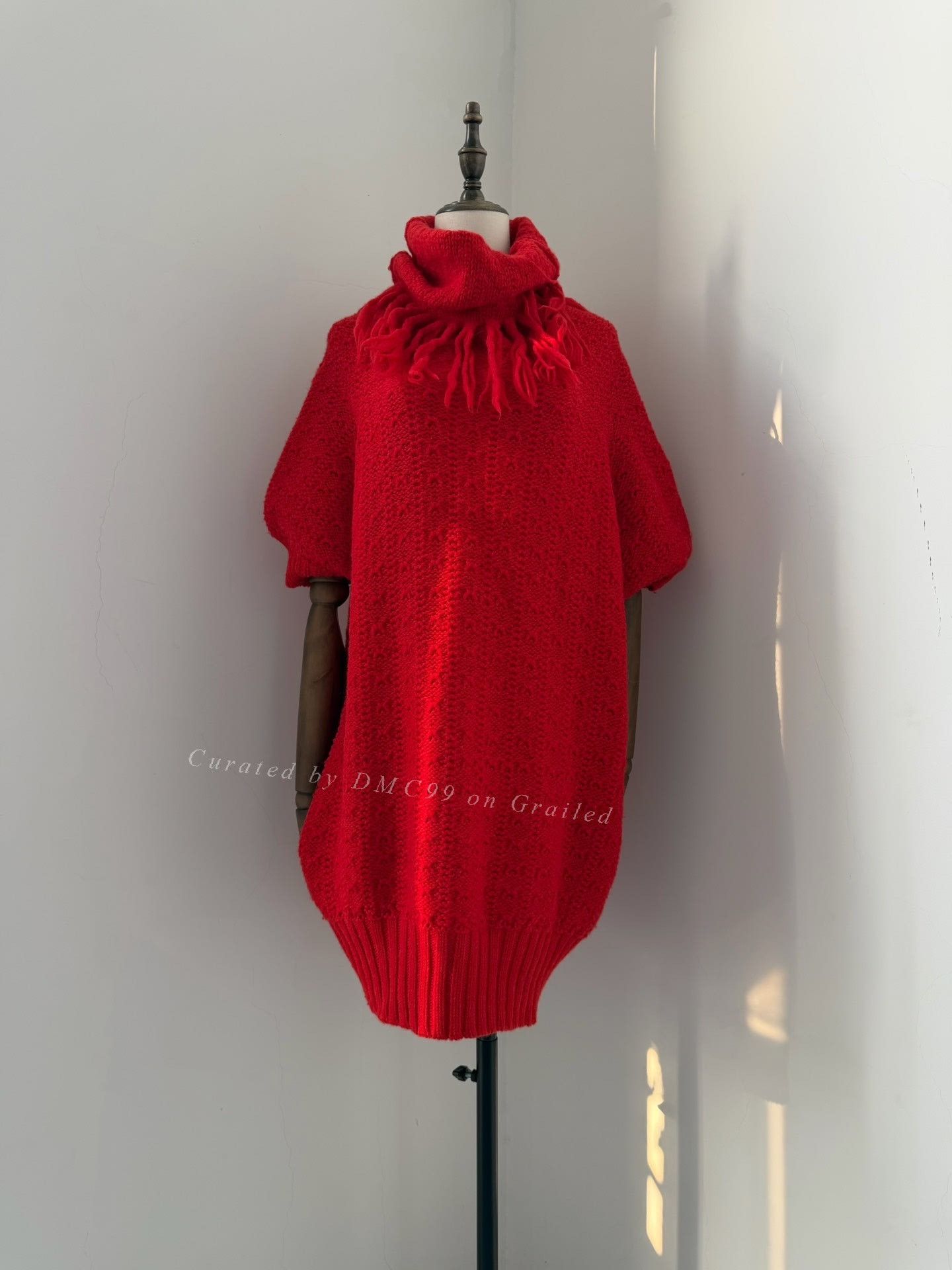 Yohji Yamamoto Yohji Yamamoto Y's 2003 Fringed Collar Pullover Size L / US 10 / IT 46 - 1 Thumbnail