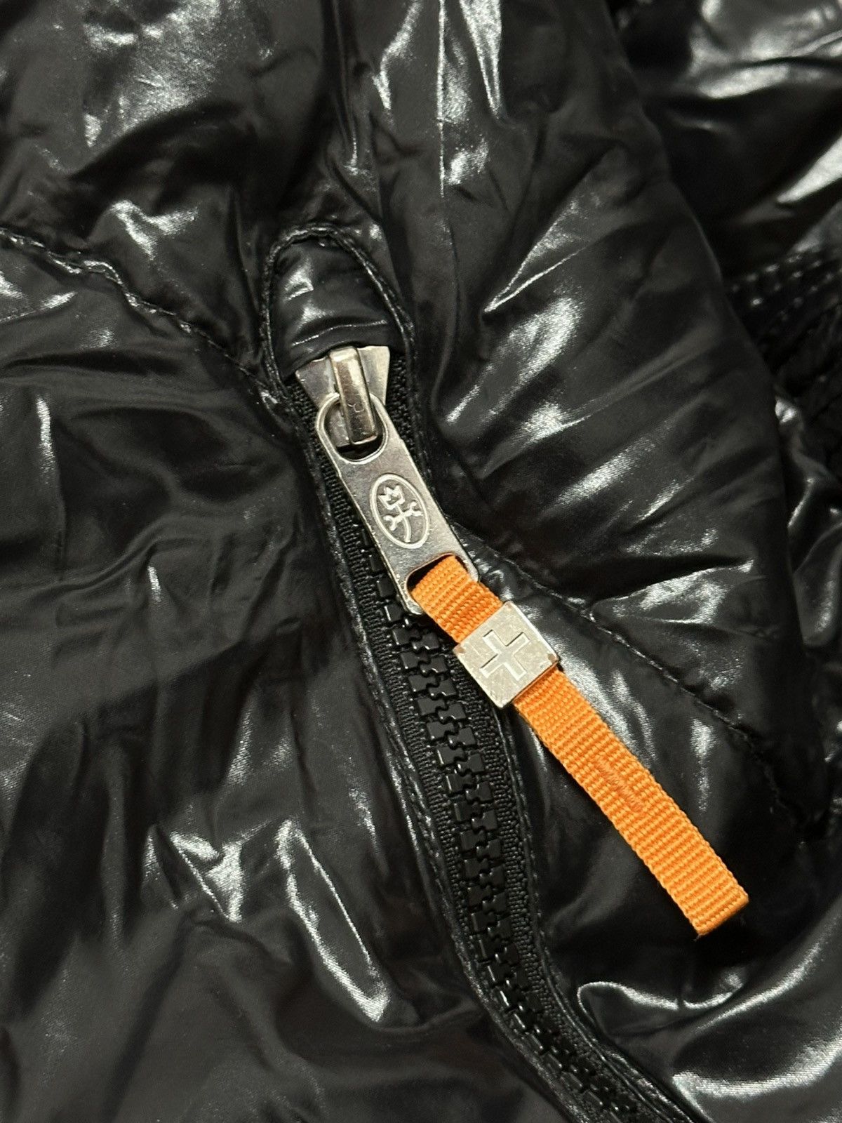 Jean Charles De Castelbajac JC de CASTELBAJAC Women’s Down Jacket, Black Glossy, Size L Size L / US 10 / IT 46 - 15 Thumbnail