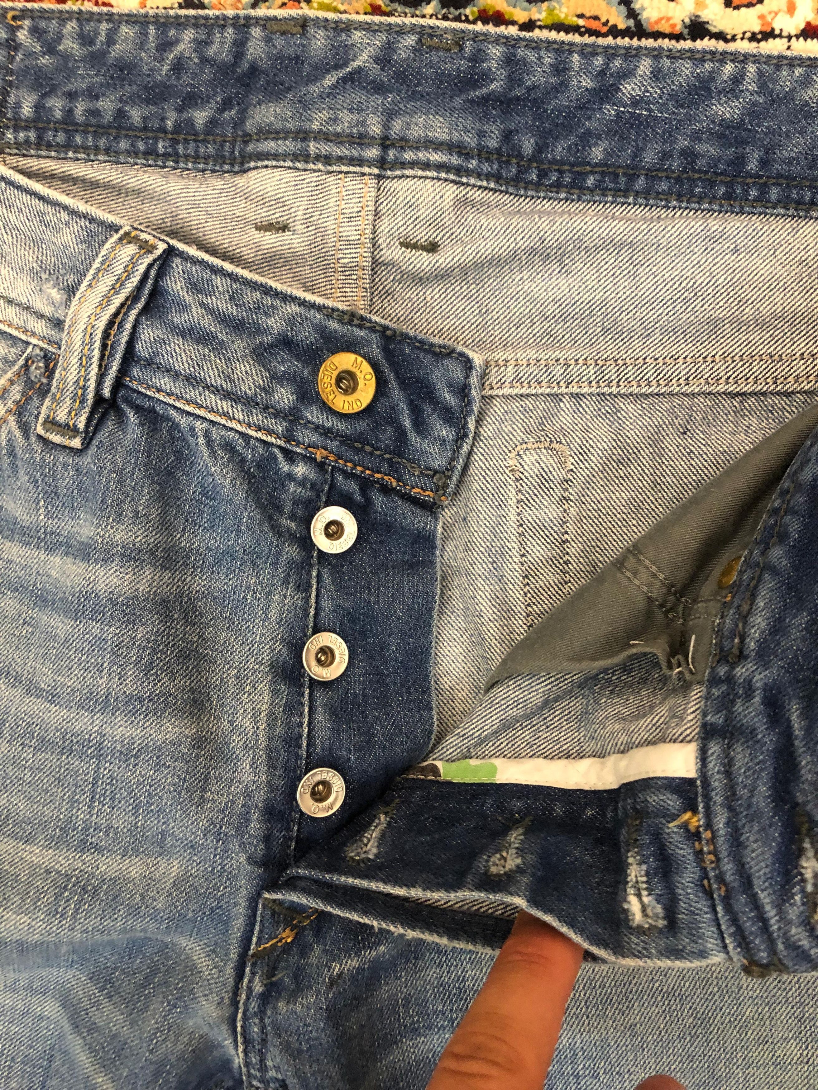 Diesel × Japanese Brand Diesel Dragon Viker Baggy Denim Jeans Pants Size US 33 - 4 Thumbnail